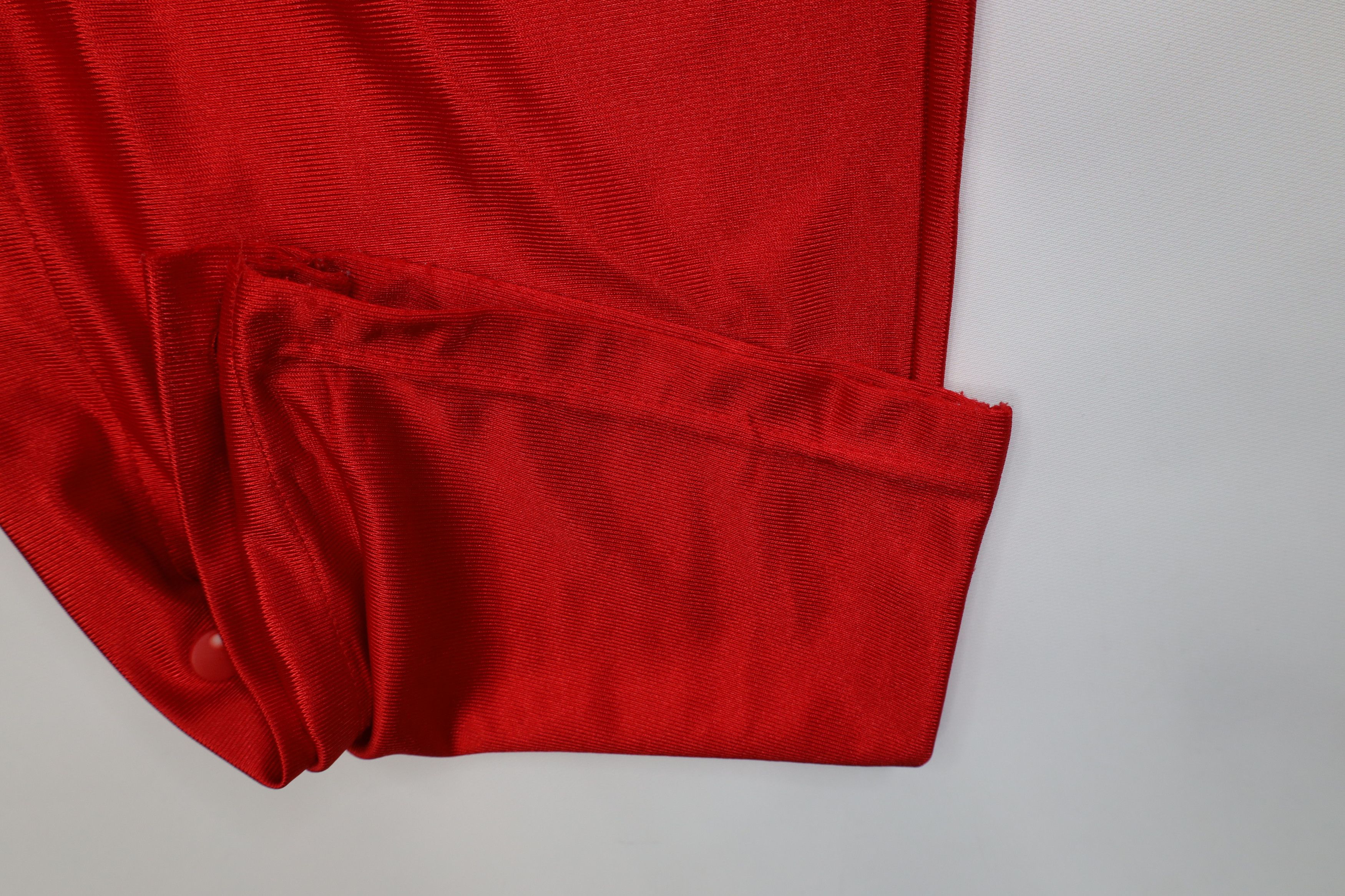 Vintage Vintage 90s Streetwear Silky Tearaway Wide Leg Pants Red USA Size US 38 / EU 54 - 8 Thumbnail