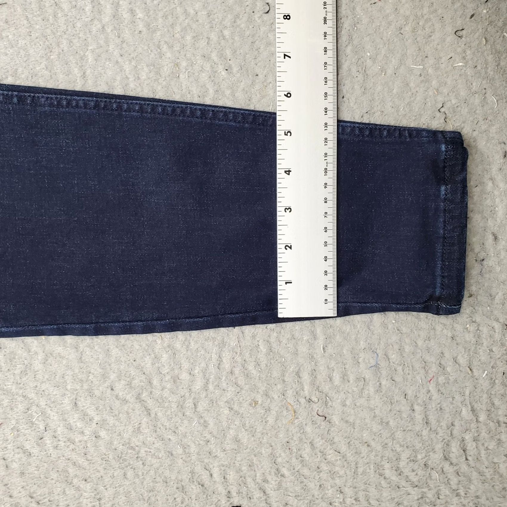 Denime G by Giuliana Skinny Jeans Womens Size 10 Blue Denim Stretch Slim Fit Dark Wash Jeans Size 32" / US 10 / IT 46 - 5 Thumbnail