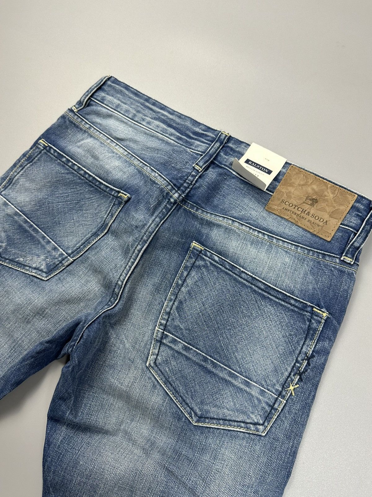 Scotch & Soda Scotch&Soda Skinny Fit Wash Blue Jeans Size US 28 / EU 44 - 6 Thumbnail