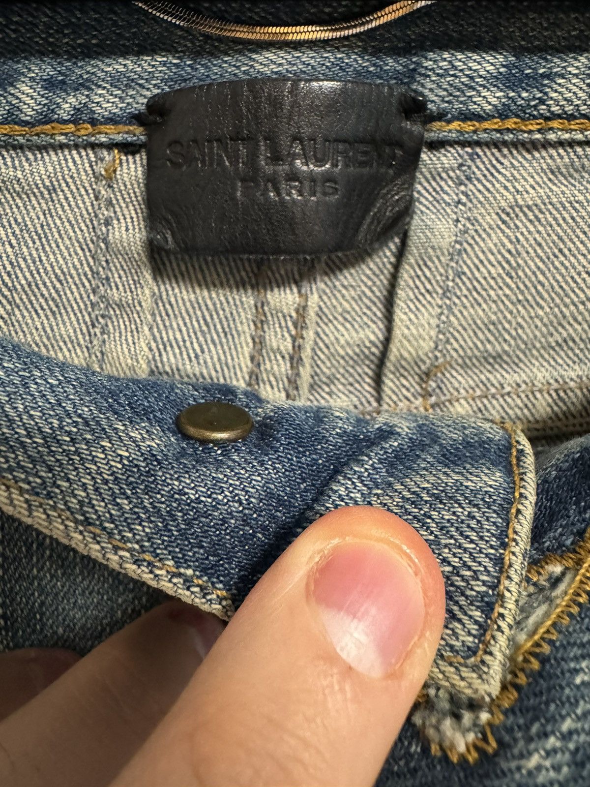 Hedi Slimane × Saint Laurent Paris Saint Laurent Paris Jeans by Hedi Slimane / Size 33 Size US 33 - 5 Thumbnail