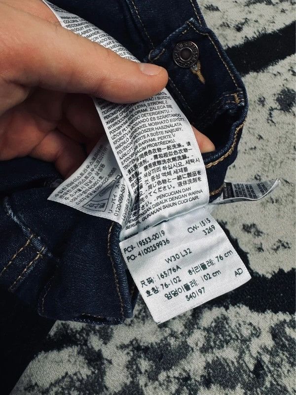 Levi's Levis 601 pin skinny jeans navy blue 30 Size 30" / US 8 / IT 44 - 6 Thumbnail