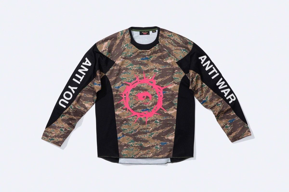 Supreme Undercover Moto Jersey Brown Anti War Anti You
