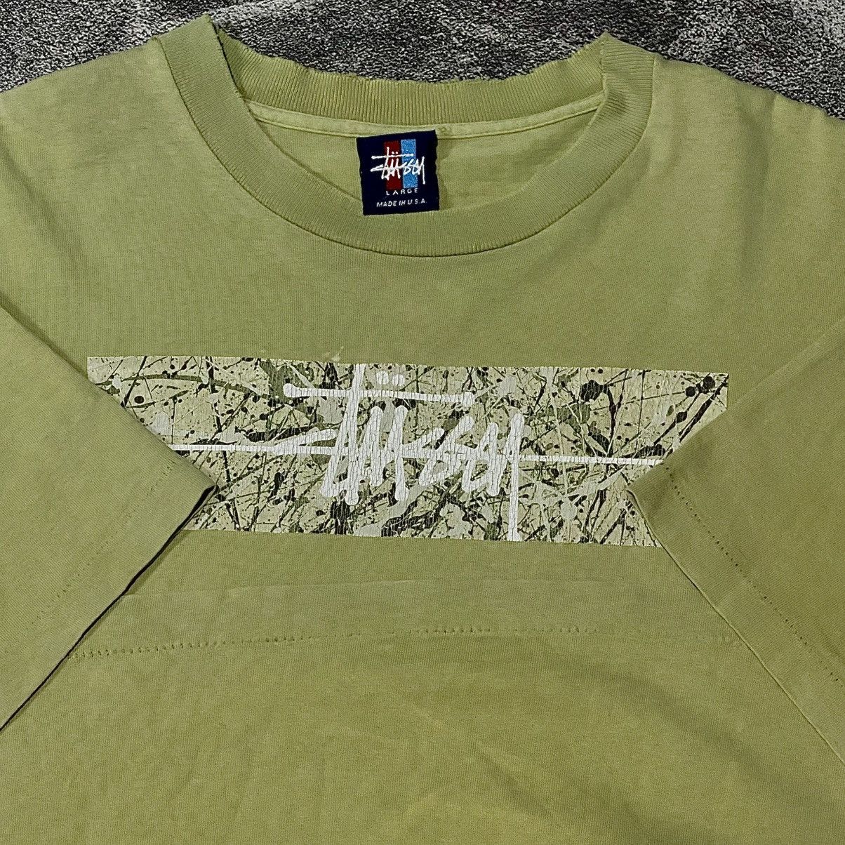 Stussy × Vintage ❌SOLD❌ Vintage Stussy 90s Box Logo 🇺🇸🇺🇸 Size US L / EU 52-54 / 3 - 3 Thumbnail