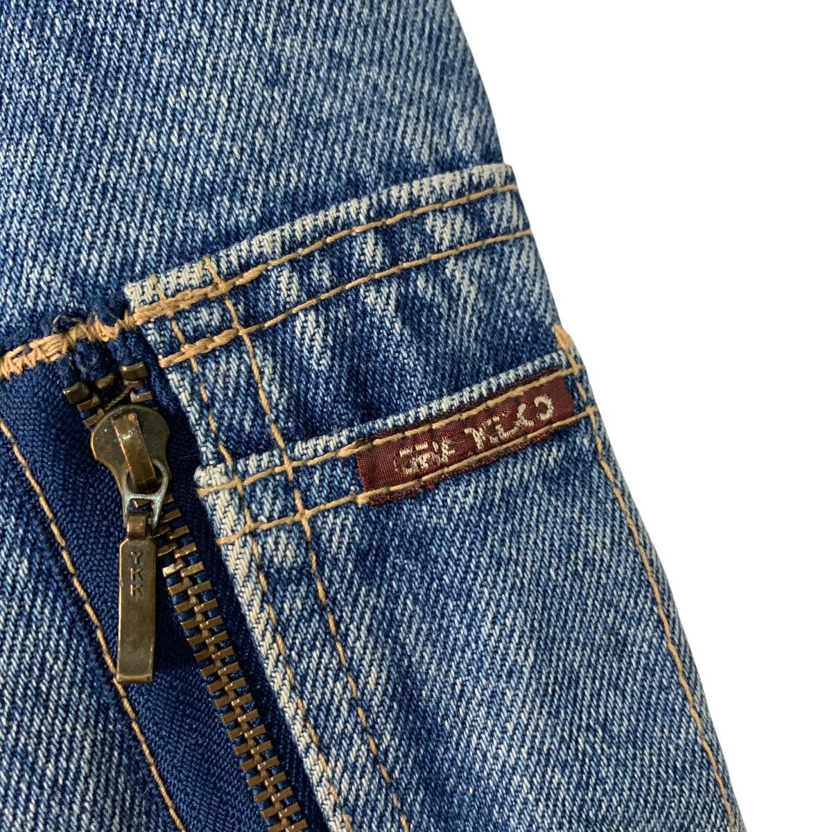 Japan Rags Vintage 90's GRANCISCO Washed Blue Denim Jacket #2733-C123 Size US L / EU 52-54 / 3 - 16 Thumbnail