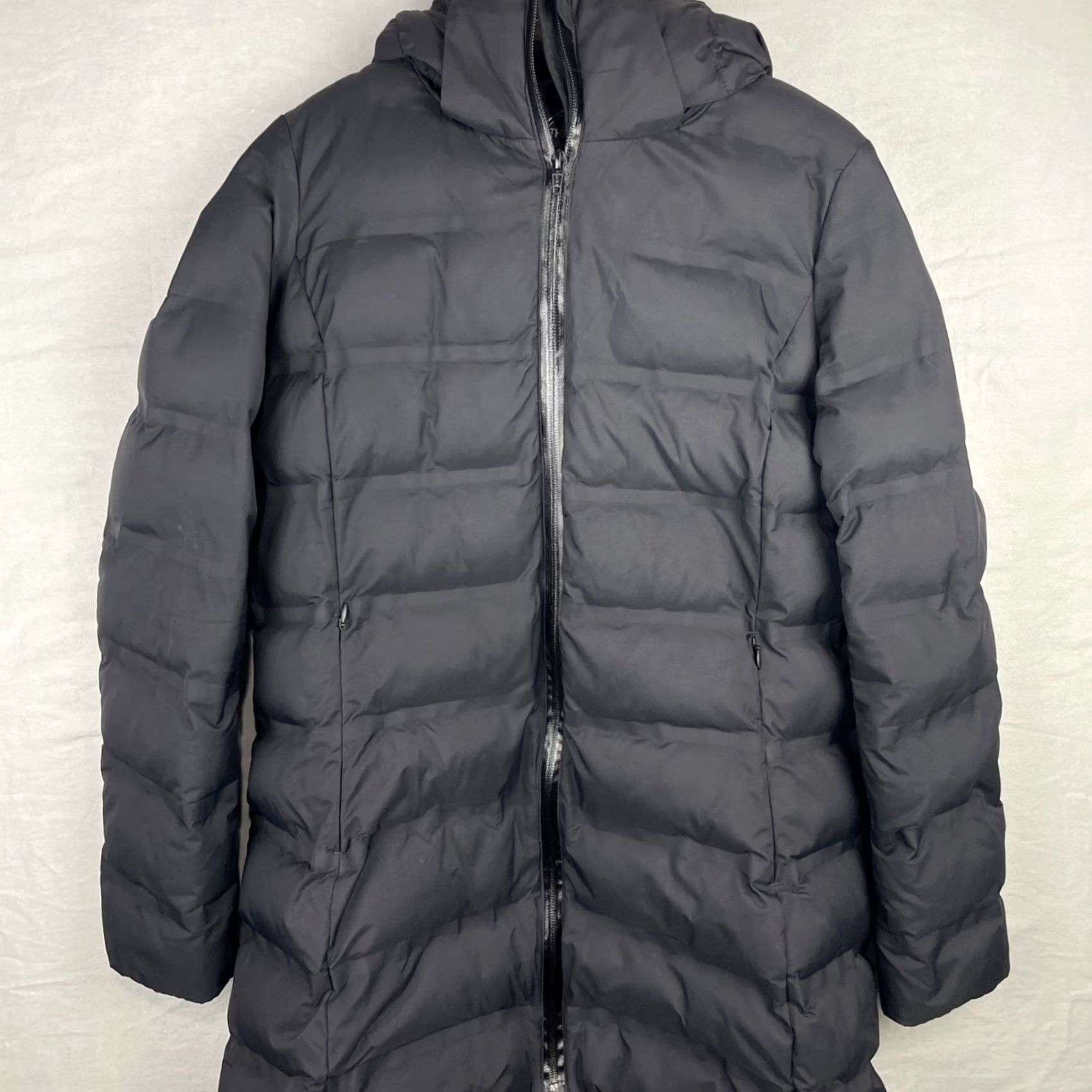 Save The Duck Save The Duck Jacket Womens 2 Black Long Puffer Hooded Pro Tech Coat Zip Up Size XS / US 0-2 / IT 36-38 - 2 Thumbnail