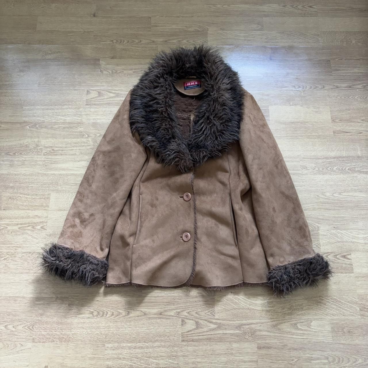 Japanese Brand × Vintage Vintage y2k 90s faux fur jacket Size M / US 6-8 / IT 42-44 - 1 Thumbnail