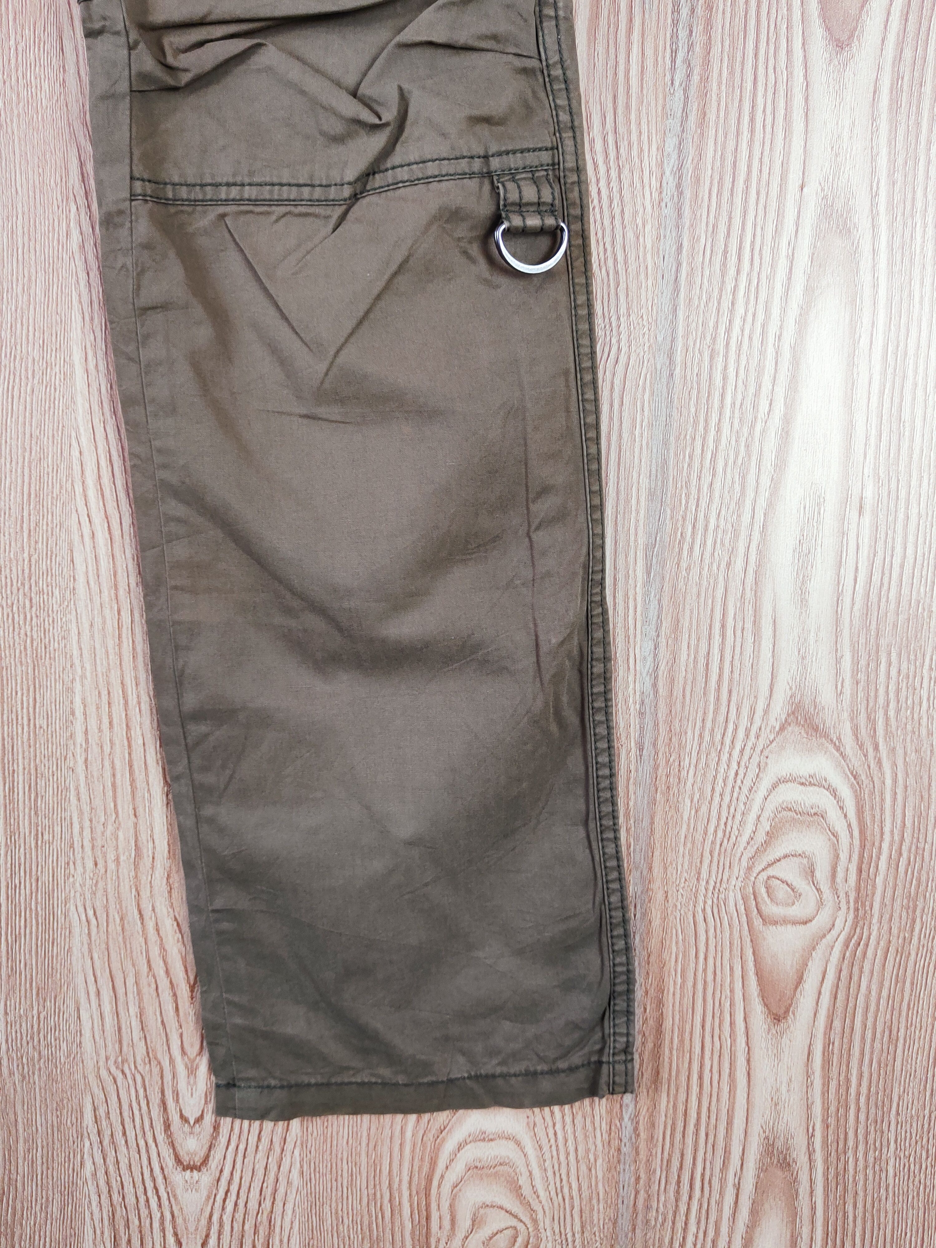Japanese Brand DL Destrad Khaki Multipocket Tactical Cargo Pants #W528 Size US 31 - 8 Thumbnail