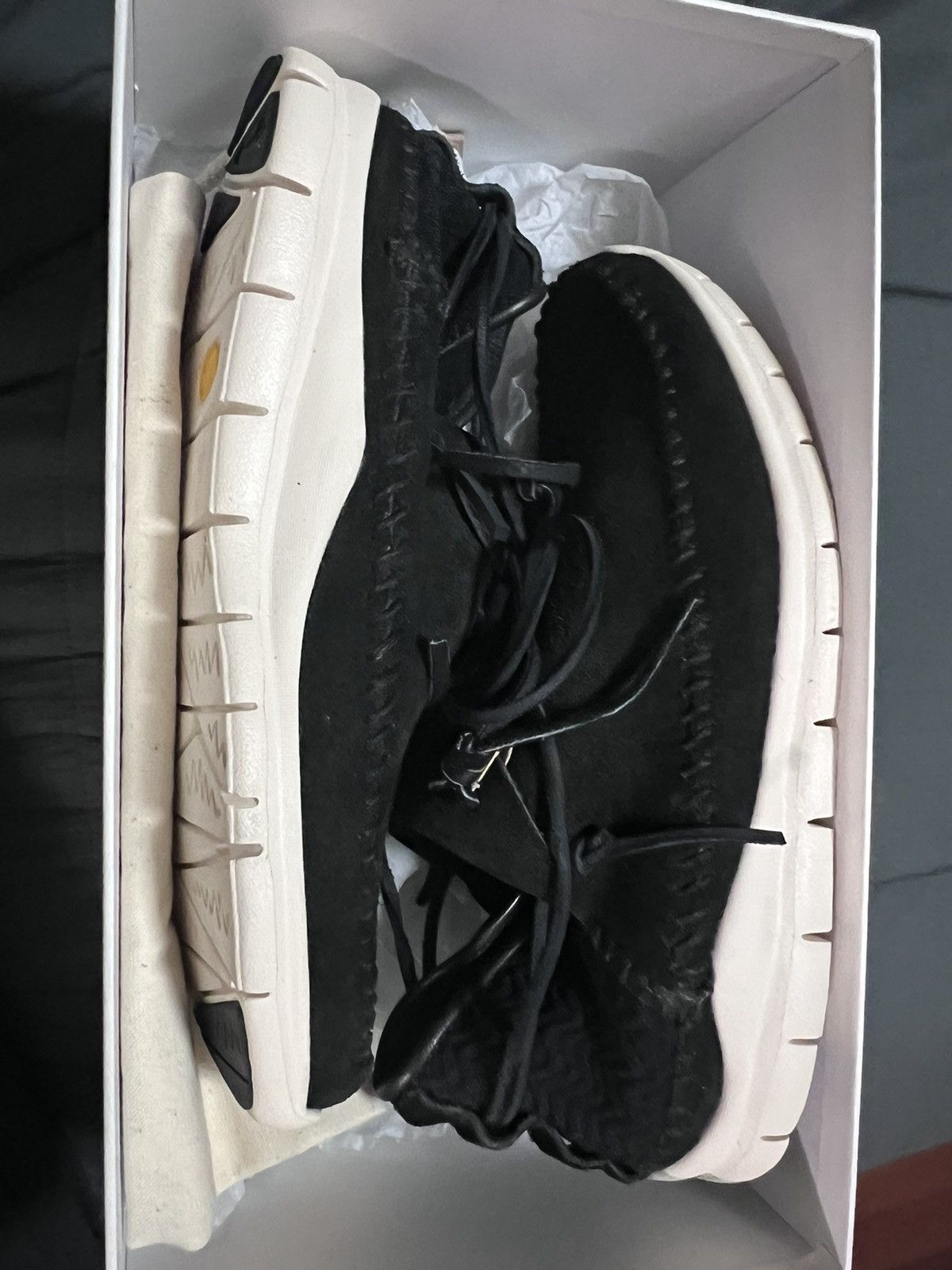 VISVIM Ute Moc Trainer-Folk(Veg Suede) Black 10.5