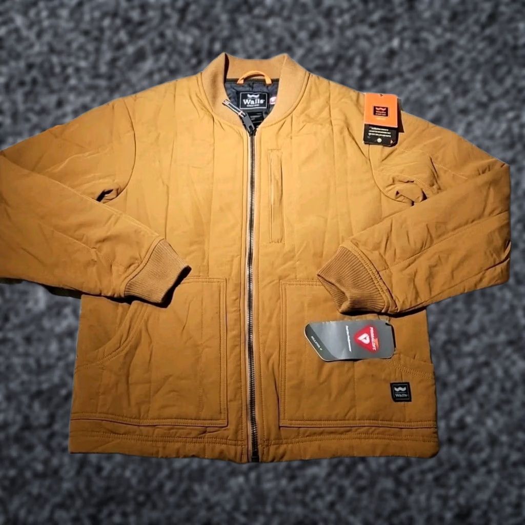 Walls Walls Jacket Mens M Beige Nwt Bristlecone Driftwood Puffer Primaloft Full Zip Size US M / EU 48-50 / 2 - 1 Thumbnail
