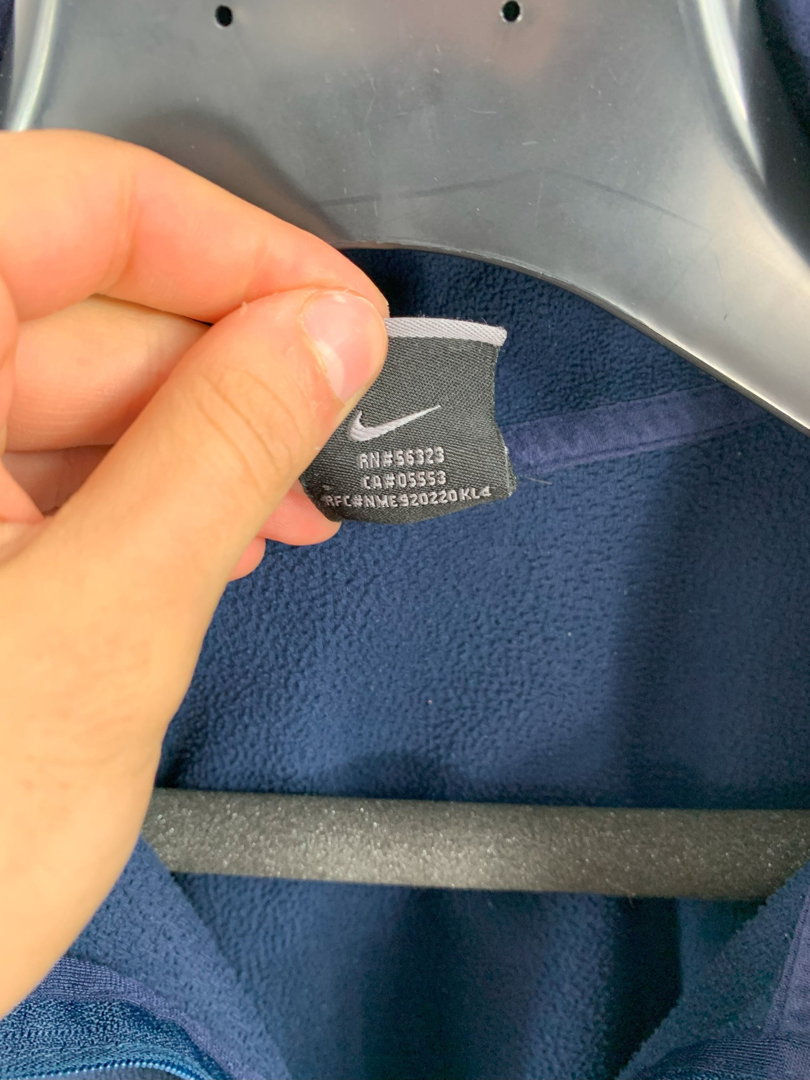 Nike Vintage Nike Fleece Jacket Outdoors Size XL Size US XL / EU 56 / 4 - 21 Thumbnail