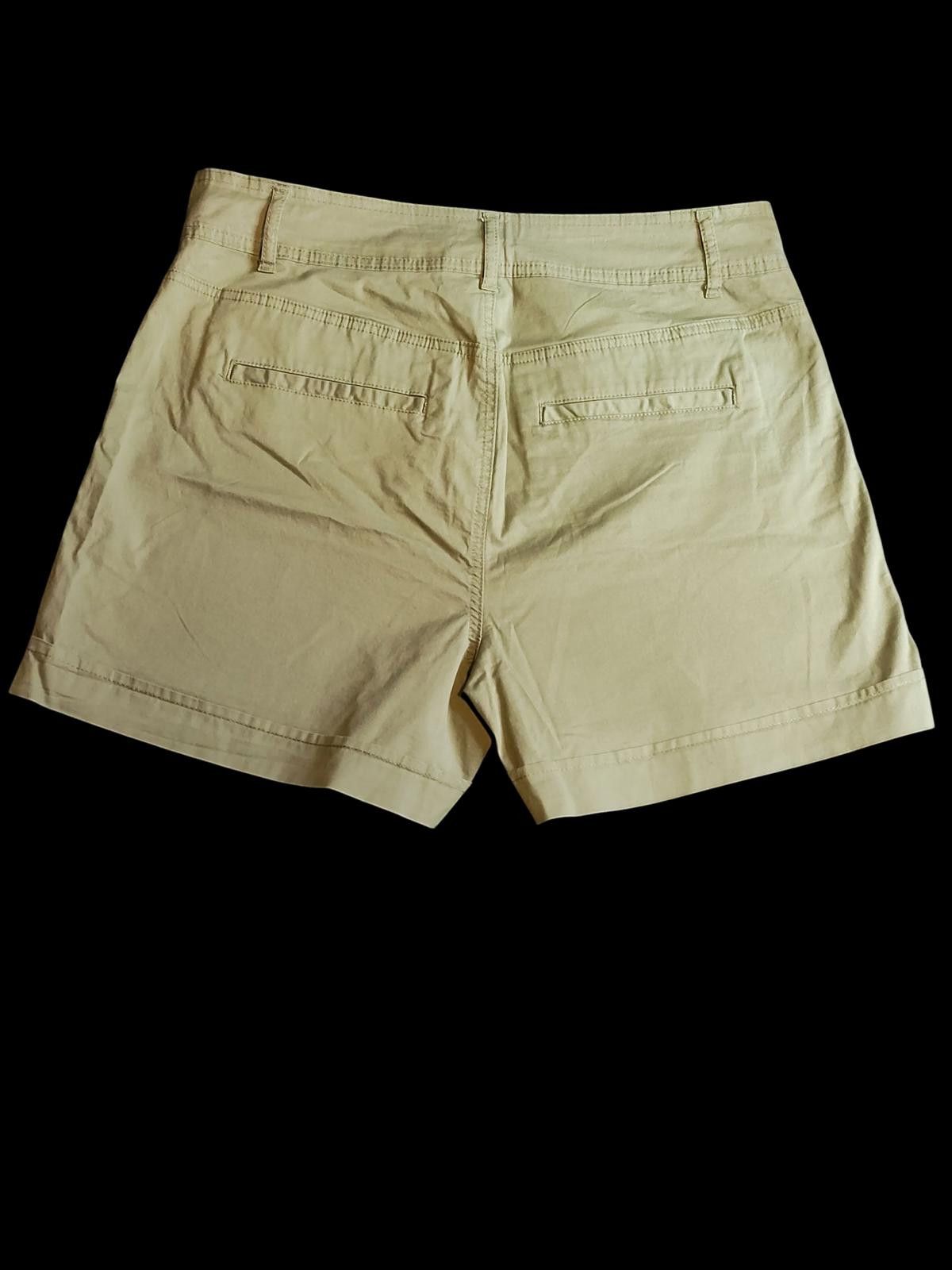 Designer Kensie Jeans Women's Khaki Chino Shorts Size 12/31 Size 31" - 5 Thumbnail