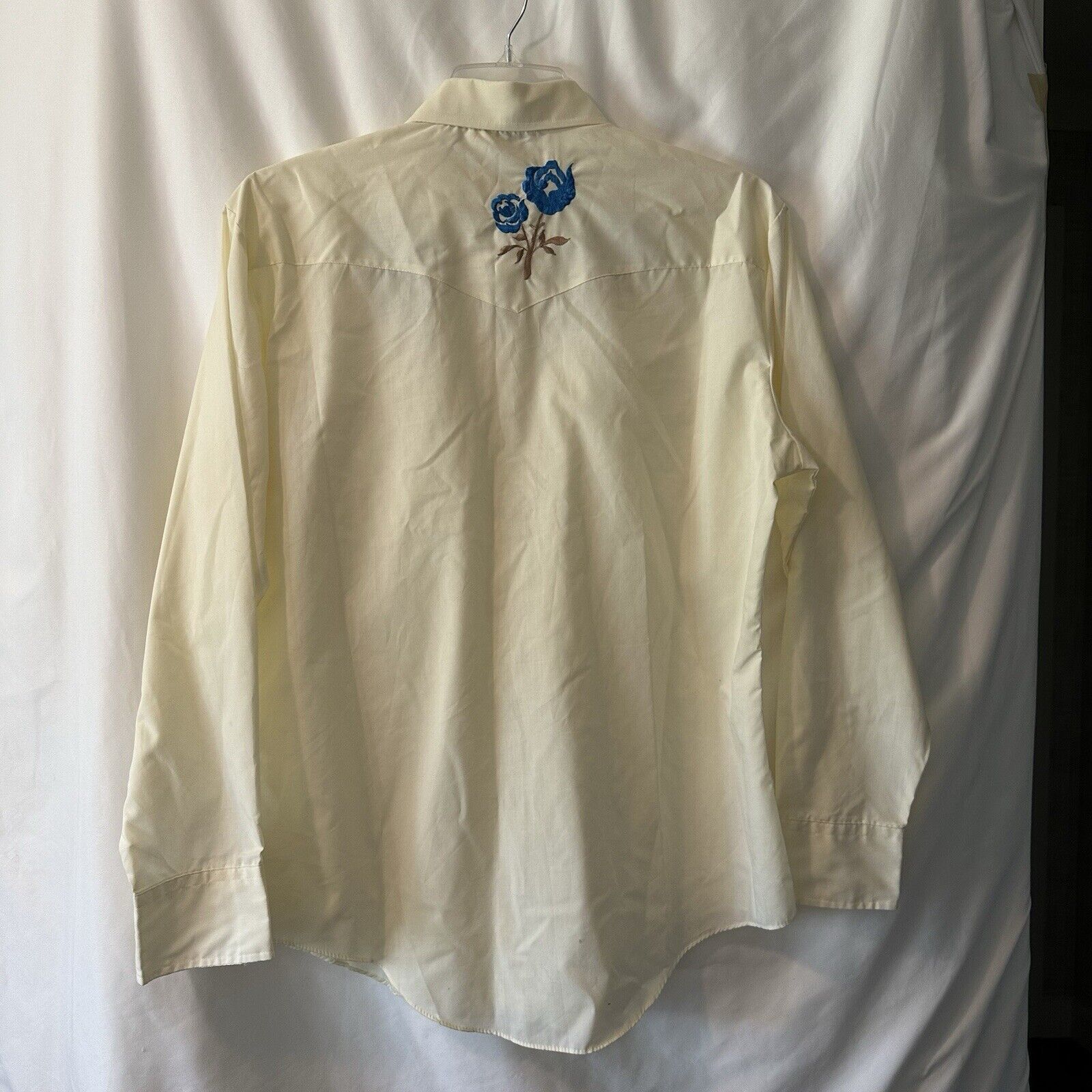 Other Campus Rugged Western Shirt Sz LR Yellow Snaps Embroidered Size US L / EU 52-54 / 3 - 6 Thumbnail