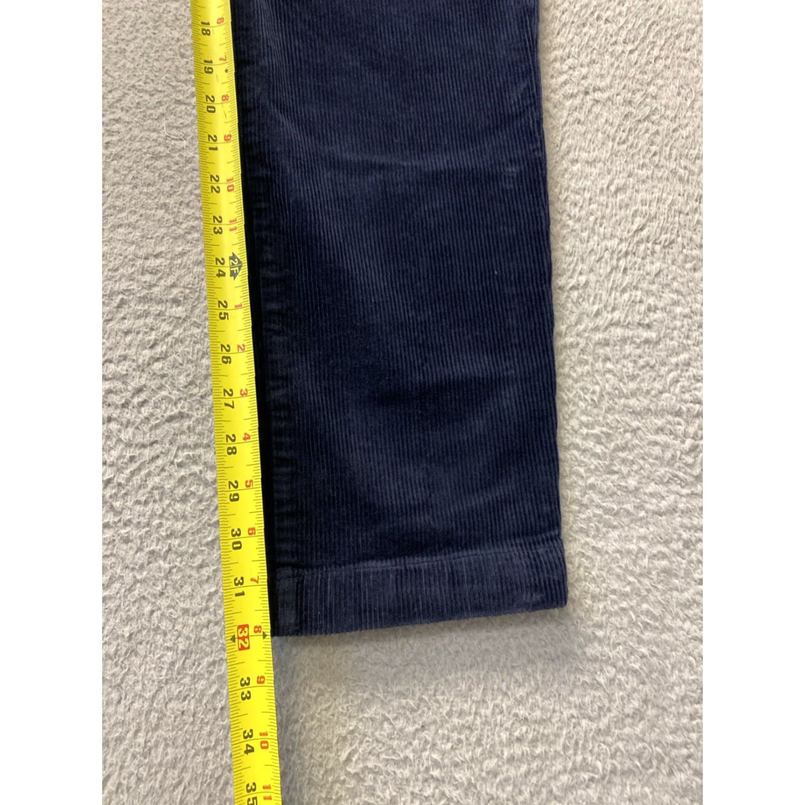 Gap GAP Navy Corduroy Pants Men Size 34 Slim Tapered Casual Dress Pants Activewear Size US 34 / EU 50 - 4 Thumbnail
