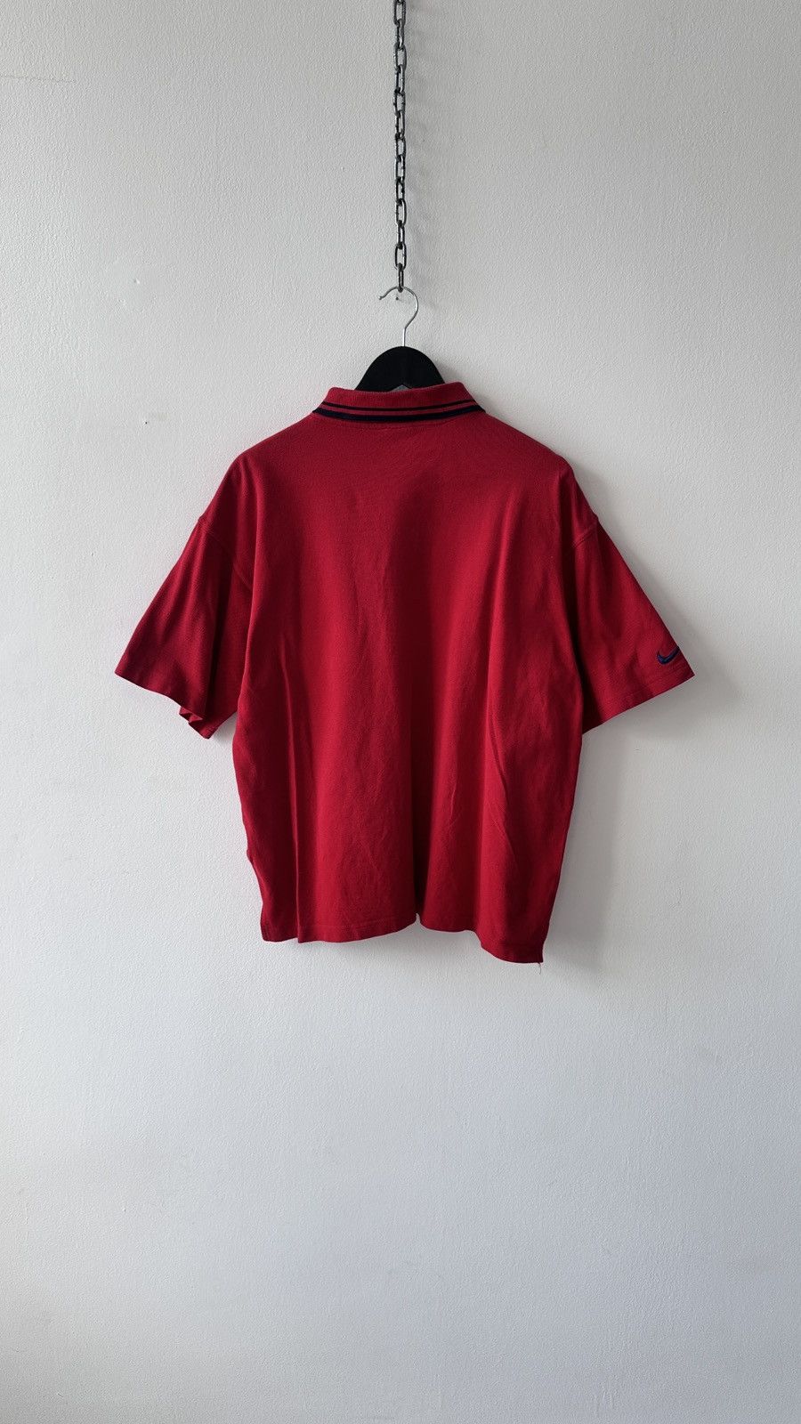 Nike Vintage Nike Challenge Court Polo Boxy Fit Streetwear 1990s Size US L / EU 52-54 / 3 - 9 Thumbnail