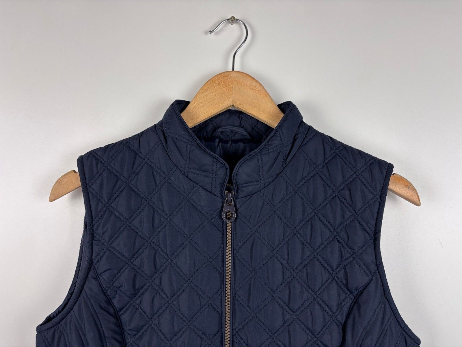 Other Joules Quilted Zip Vest Jacket Blue Size US 8 / EU 40 Size M / US 6-8 / IT 42-44 - 2 Thumbnail
