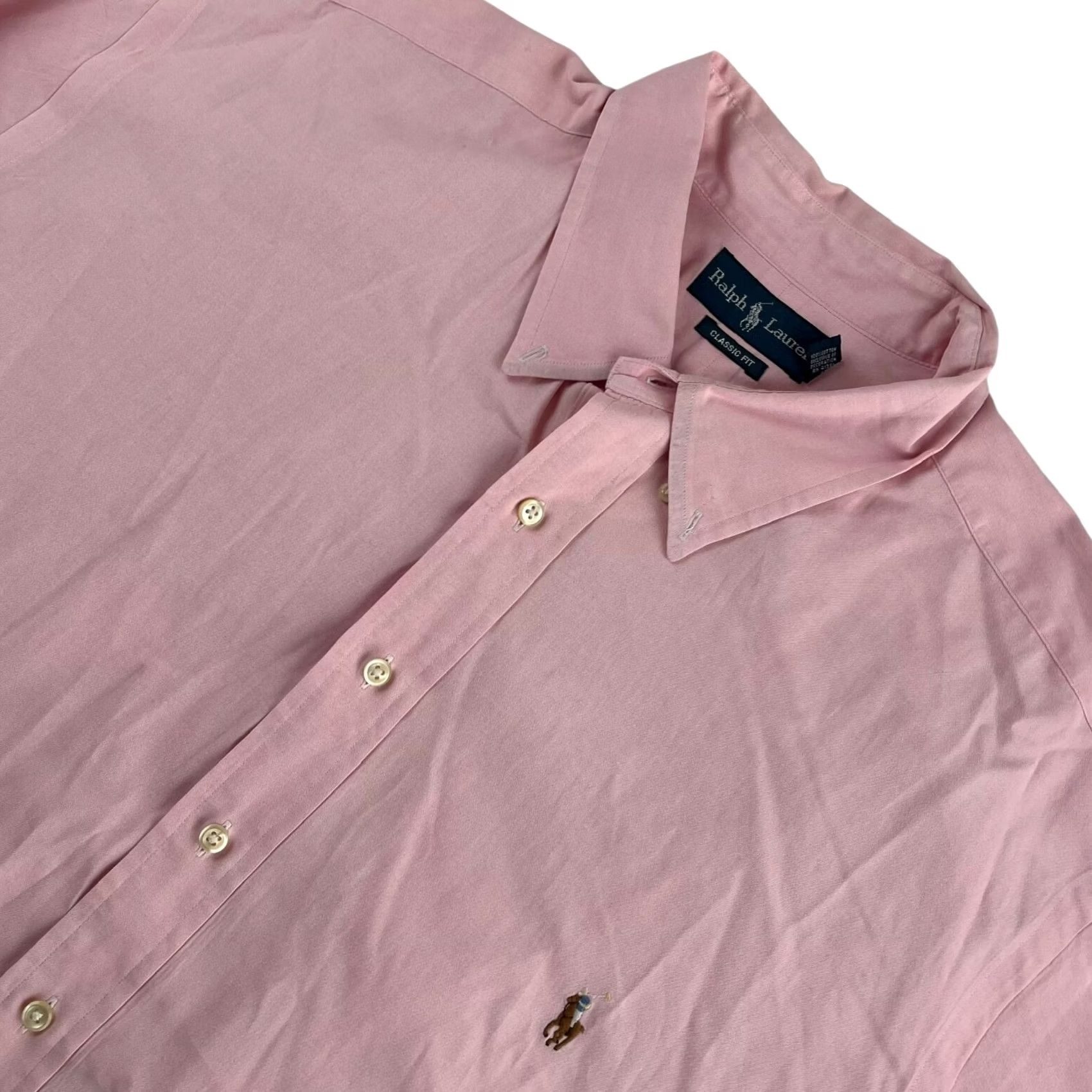 Ralph Lauren Ralph Lauren Shirt Men's Button-Down Pink Cotton Blend 3XLB Size US XXL / EU 58 / 5 - 2 Thumbnail