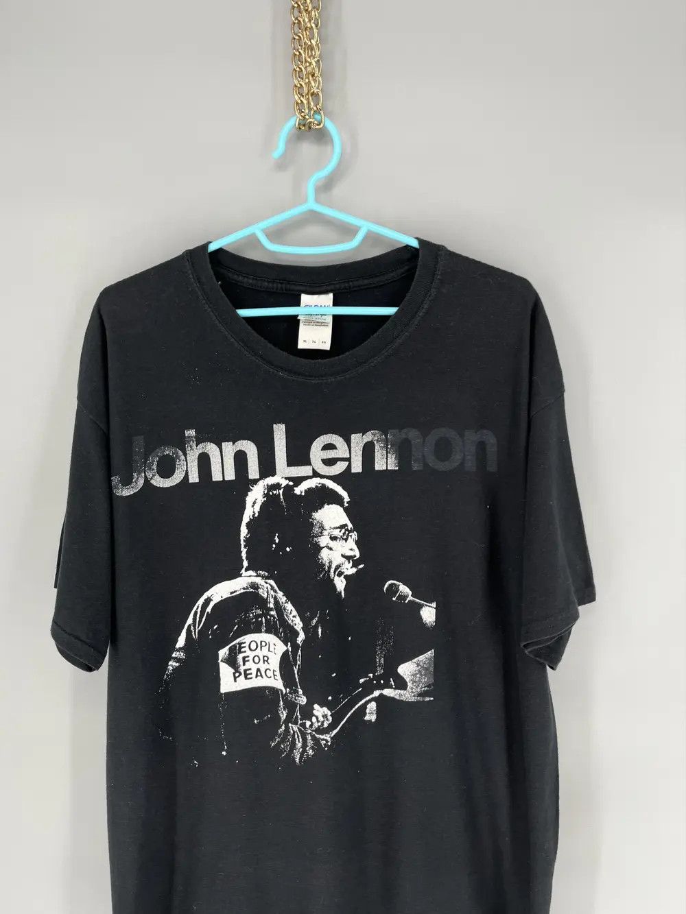 Band Tees RARE! Vintage 90s John Lennon Single Stitch The Beatles Size US XL / EU 56 / 4 - 3 Thumbnail