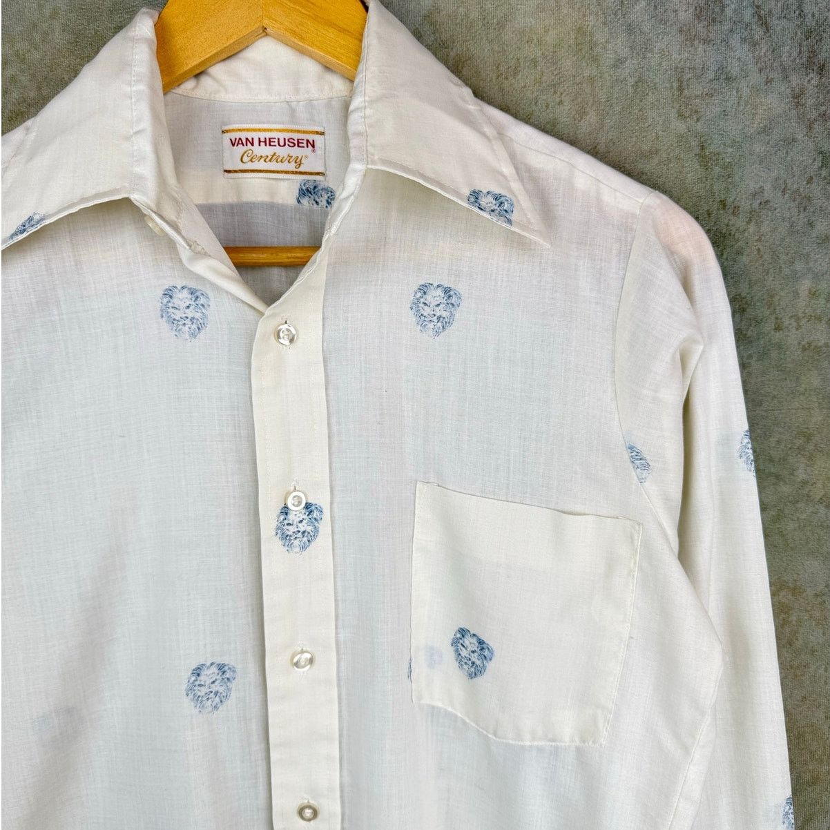 Van Heusen × Vintage VTG 70s True Vintage Van Heusen Button Up Shirt Sz M Retro Size US M / EU 48-50 / 2 - 4 Thumbnail