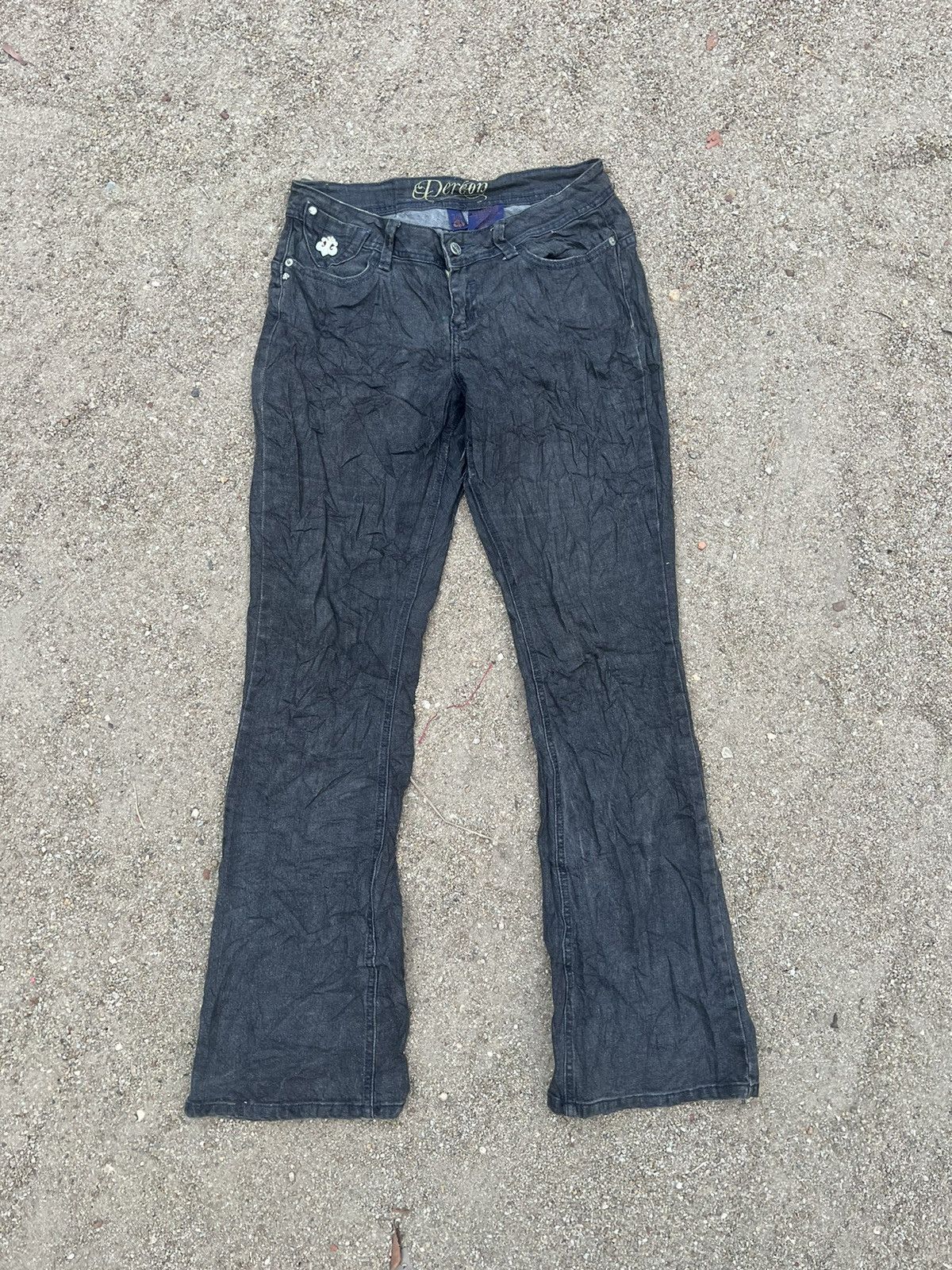 image of If Six Was Nine Vintage Dereon Bootcut in Black, Men's (Size 31)