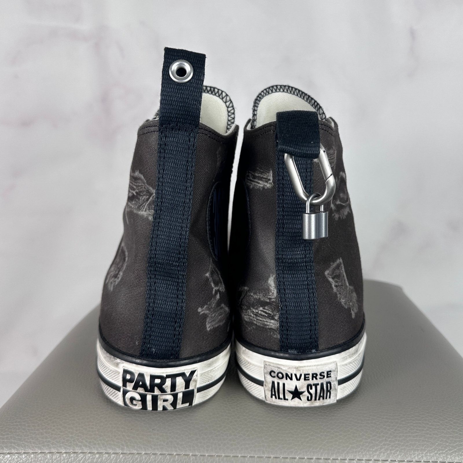 Converse Charli XCX Party Girl Distressed Chuck Taylor Grey Size US 10 / EU 43 - 4 Thumbnail