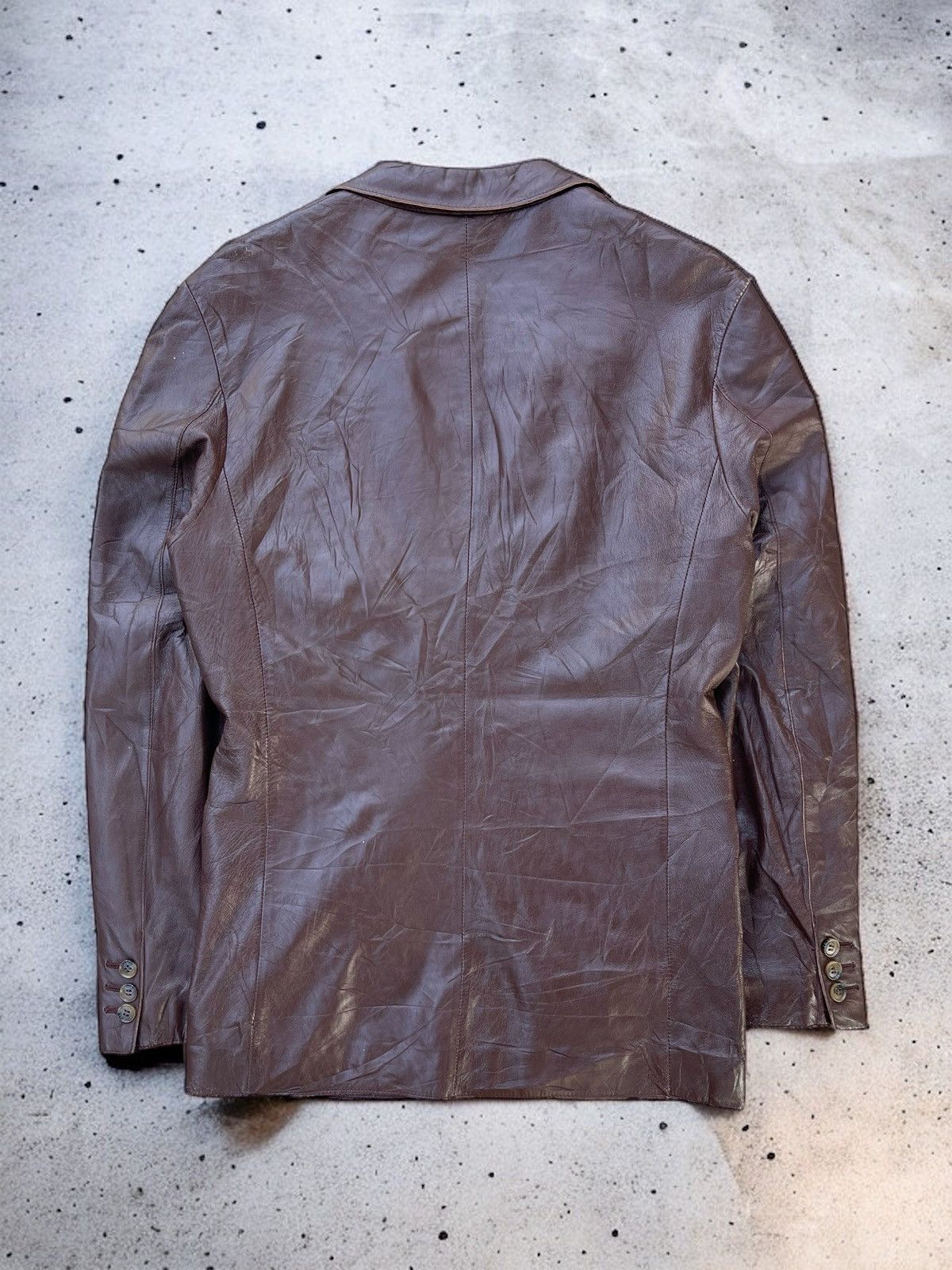 Takeo Kikuchi TAKEO KIKUCHI SHEEP SKIN LEATHER COAT Size US L / EU 52-54 / 3 - 5 Thumbnail