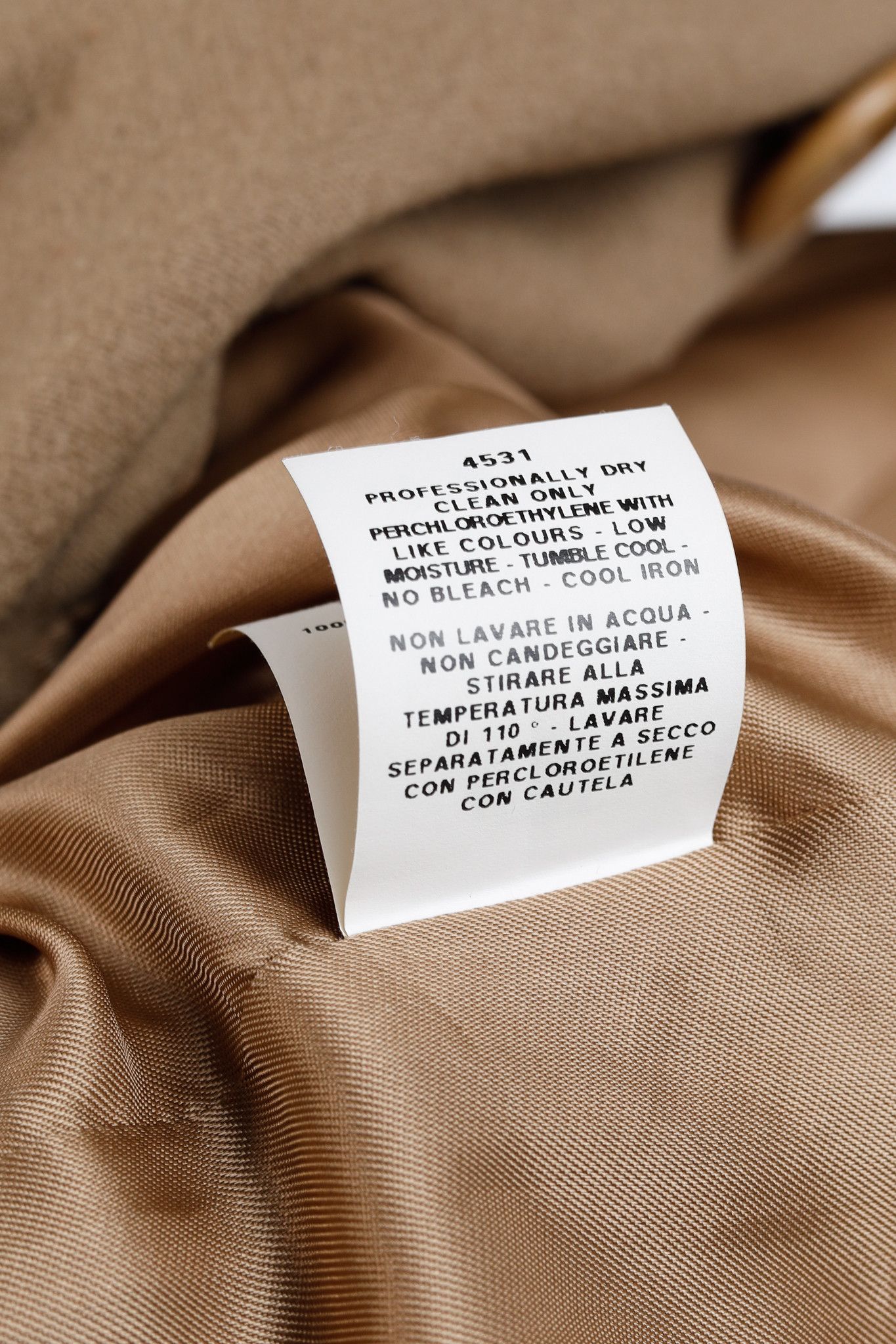 Moschino Moschino Tiered Wool Camel Trench-Style Coat Size S / US 4 / IT 40 - 12 Thumbnail