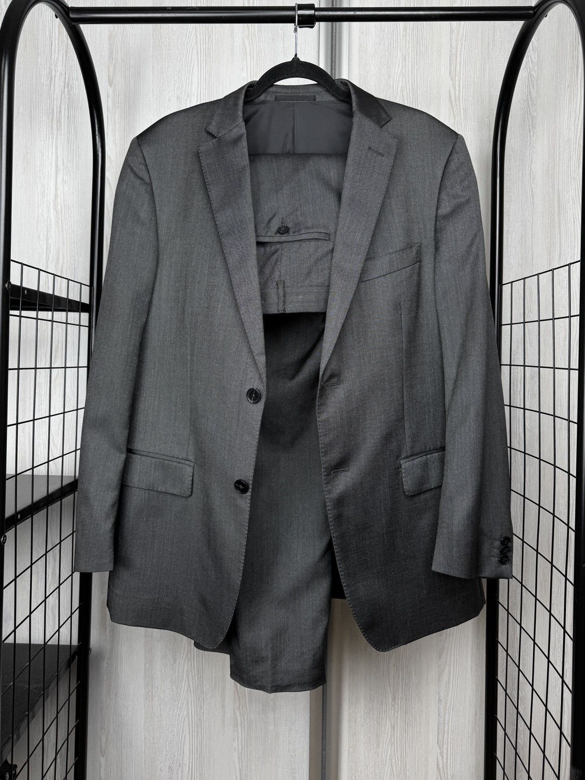 Z Zegna Z Zegna Graphite Grey Wool Silk 2 pcs city suit size 50R Size 40R - 4 Thumbnail
