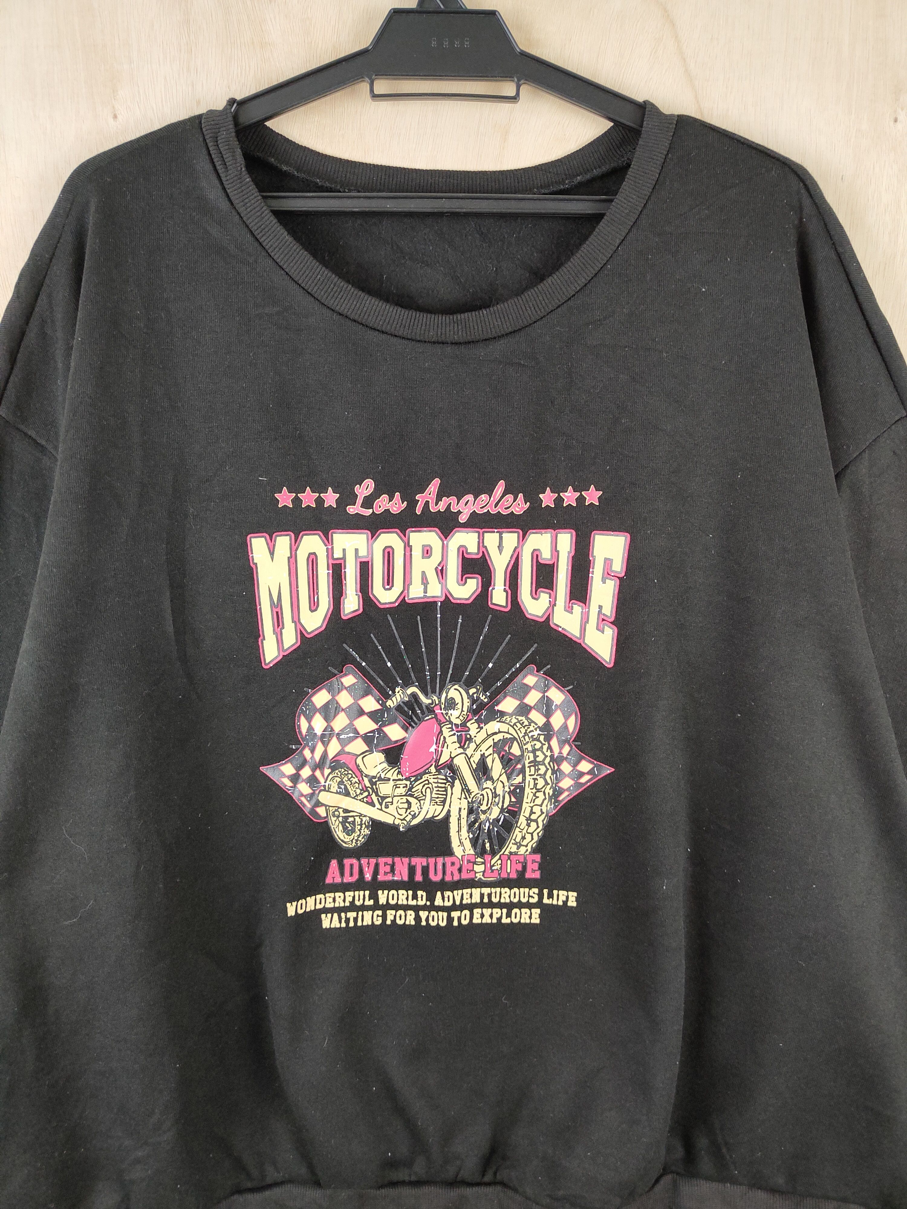 Indian Motorcycle Shein Black Motorcycle Sweatshirts #S2571 Size US XL / EU 56 / 4 - 2 Thumbnail