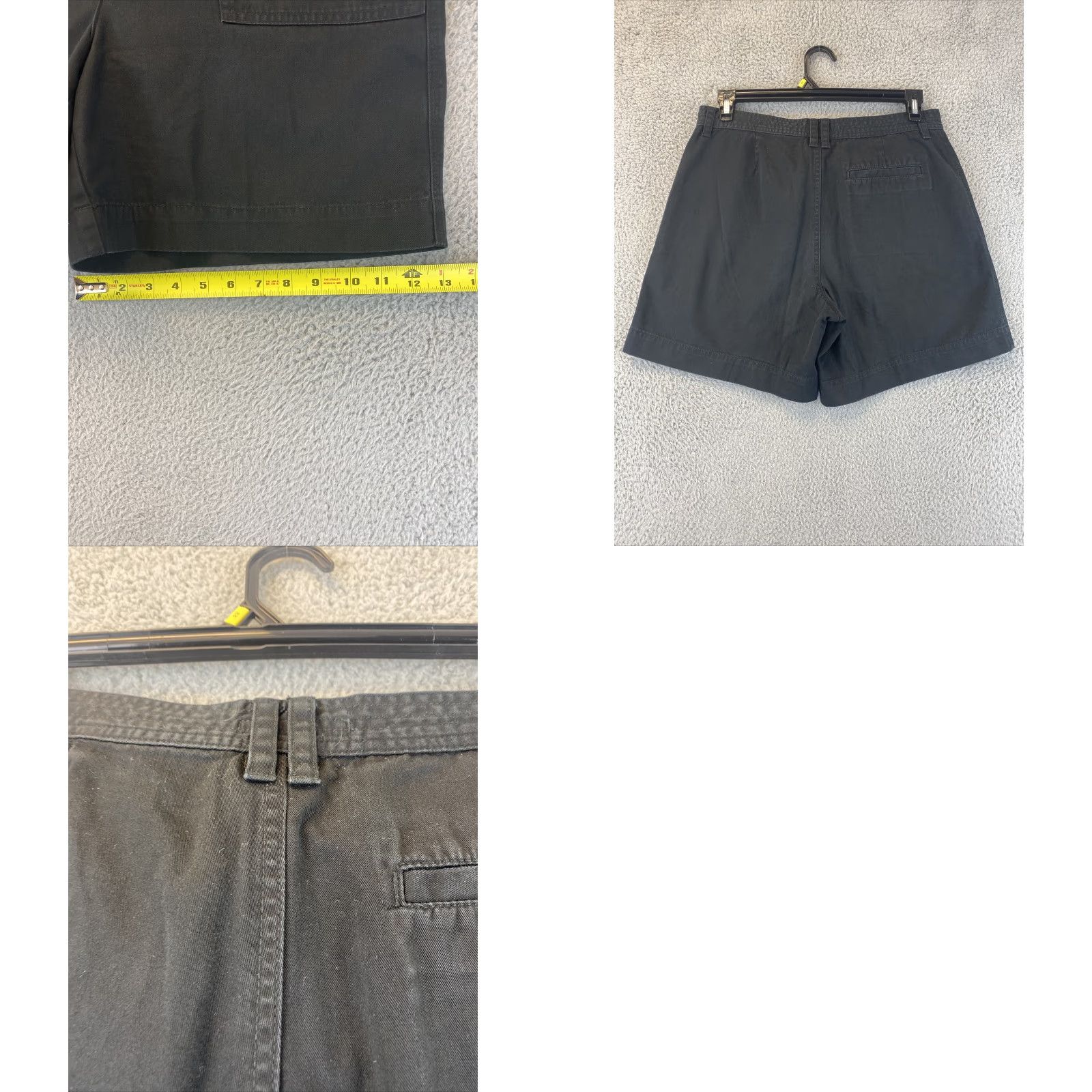 Ralph Lauren Lauren Ralph Lauren LRL Women’s Shorts 100% Cotton Pocket Size 10 Black 62-4 Belt Loops 5-Pocket Design High Rise / Regular Fit / 13 Leg Opening Size 32" / US 10 / IT 46 - 8 Thumbnail