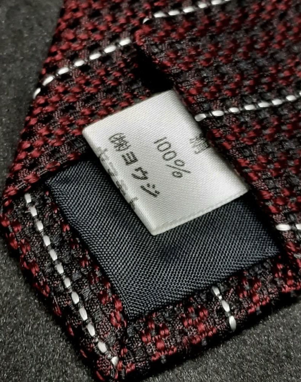 Yohji Yamamoto COSTUME D'HOMME by Yohji Yamamoto silk tie Size ONE SIZE - 7 Thumbnail