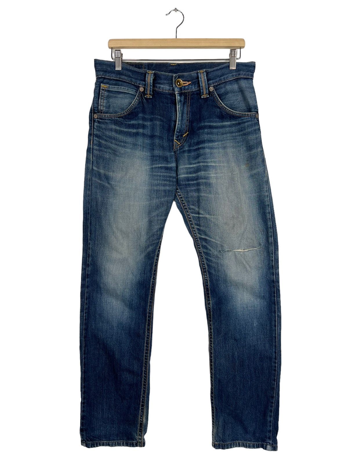Edwin 🔥 EDWIN COW EXCLUSIVE VINTAGE BROKEN DENIM Size US 34 / EU 50 - 1 Thumbnail