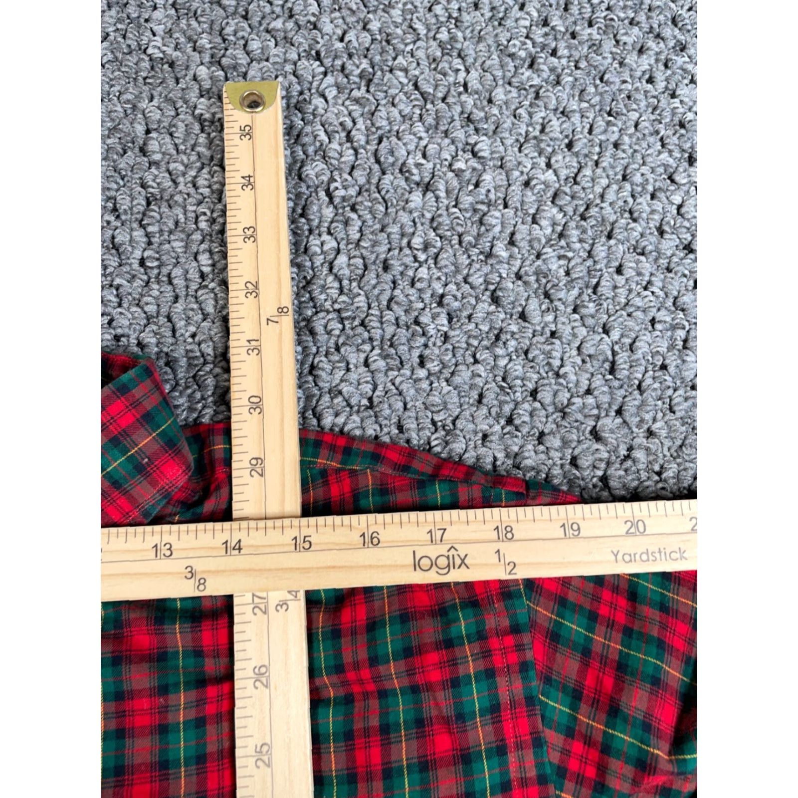 Polo Ralph Lauren Polo Ralph Lauren Shirt Adult Large Red Green Tartan Plaid Cotton Regent Fit Size US L / EU 52-54 / 3 - 6 Thumbnail