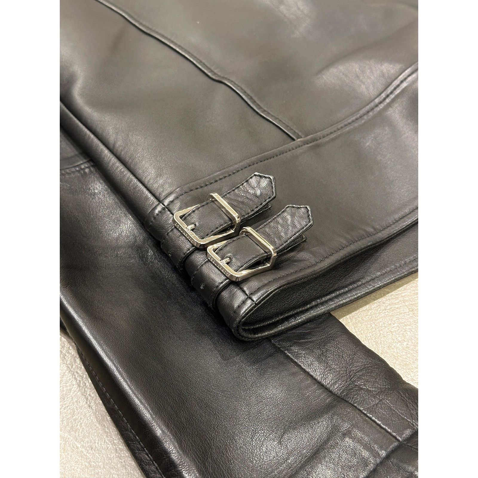 Dsquared2 2020s Dsquared2 biker leather jacket Size US L / EU 52-54 / 3 - 10 Thumbnail