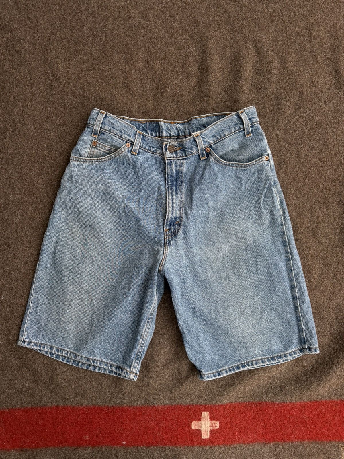 Levi's Levi’s 560 Orange Tab Made in USA Shorts Size US 33 - 1 Thumbnail