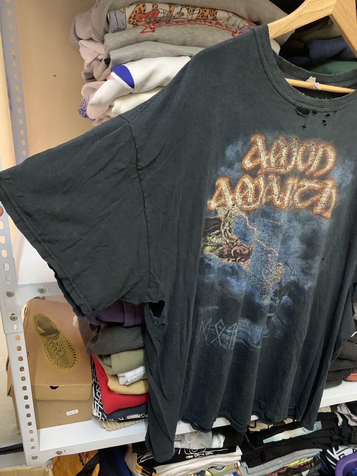 Band Tees Thrash Vintage Amon Amarth Band Tour T Shirt Size US XXL / EU 58 / 5 - 5 Thumbnail