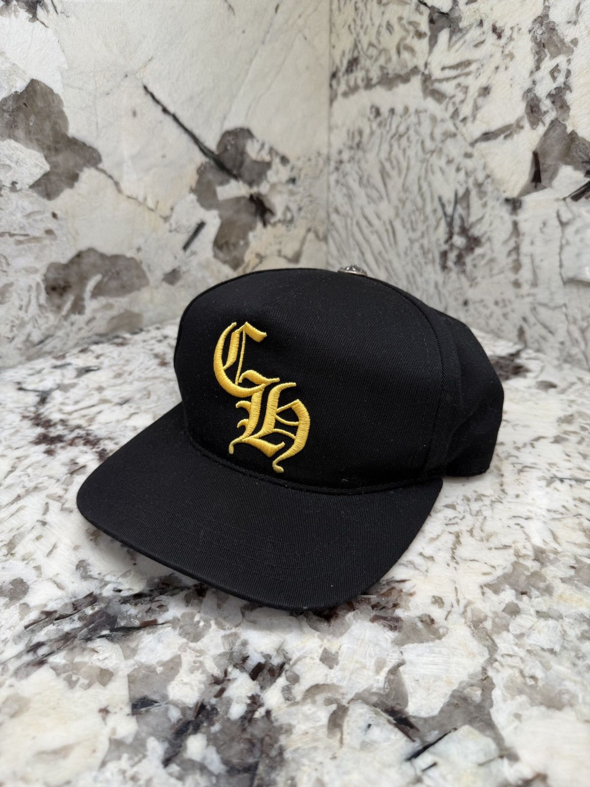 Chrome Hearts Chrome Hearts CH Patch Hat Black Yellow Baseball Cap Size ONE SIZE - 2 Thumbnail