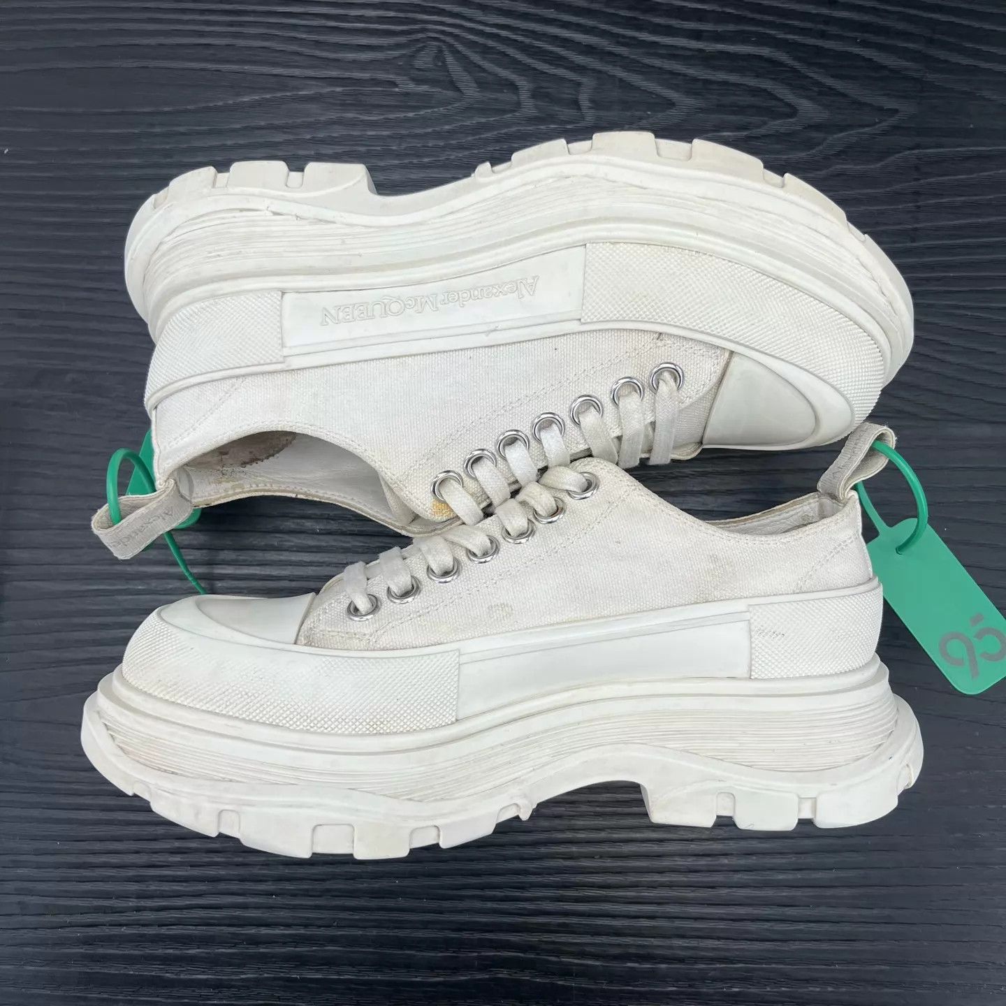 Alexander McQueen McQueen Martin boots 37 White Good Condition Size US 6.5 / IT 36.5 - 2 Thumbnail