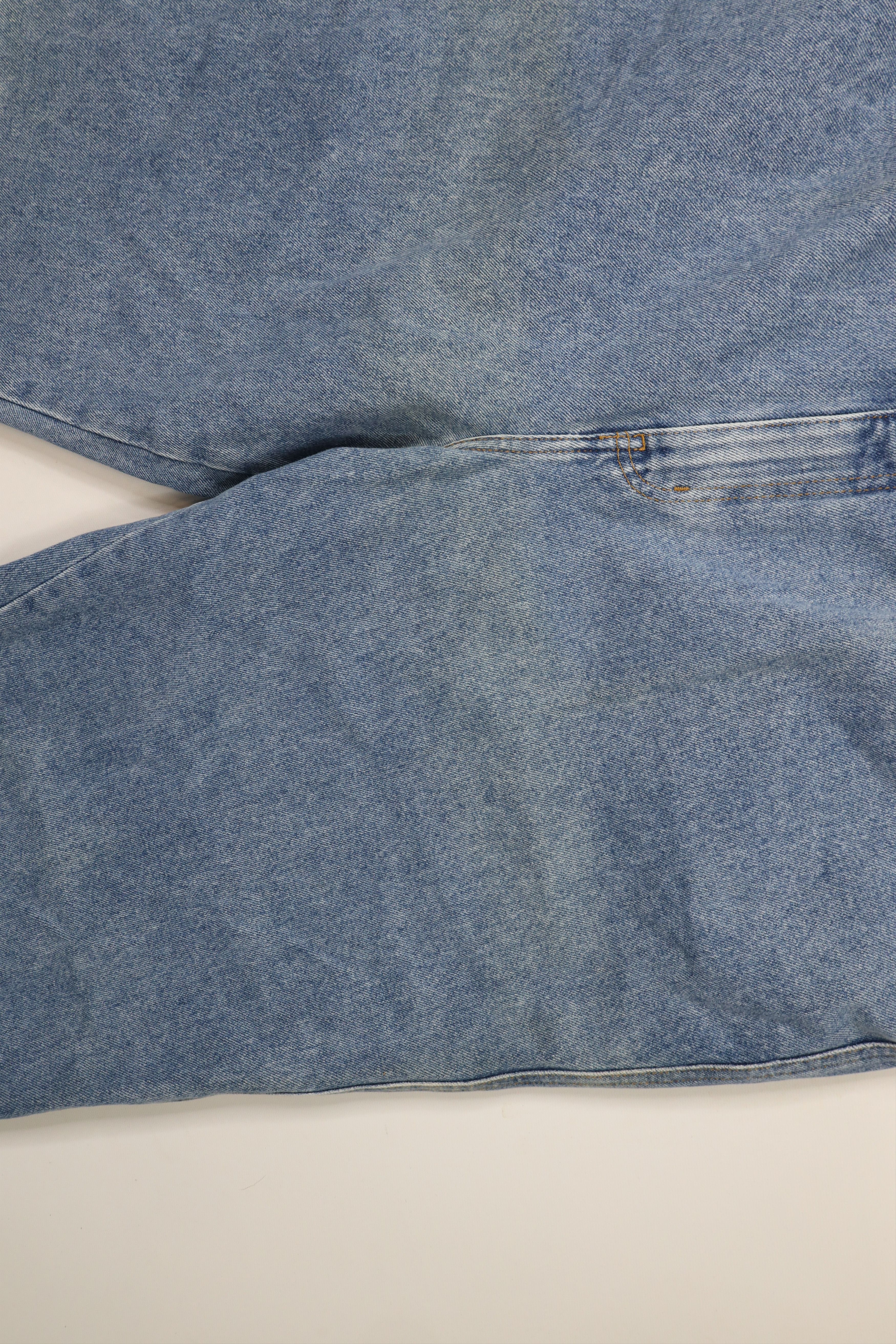 Vintage Deadstock Vintage 90s Streetwear Tapered Leg Denim Jeans Size 24" / US 00 / IT 34 - 6 Thumbnail