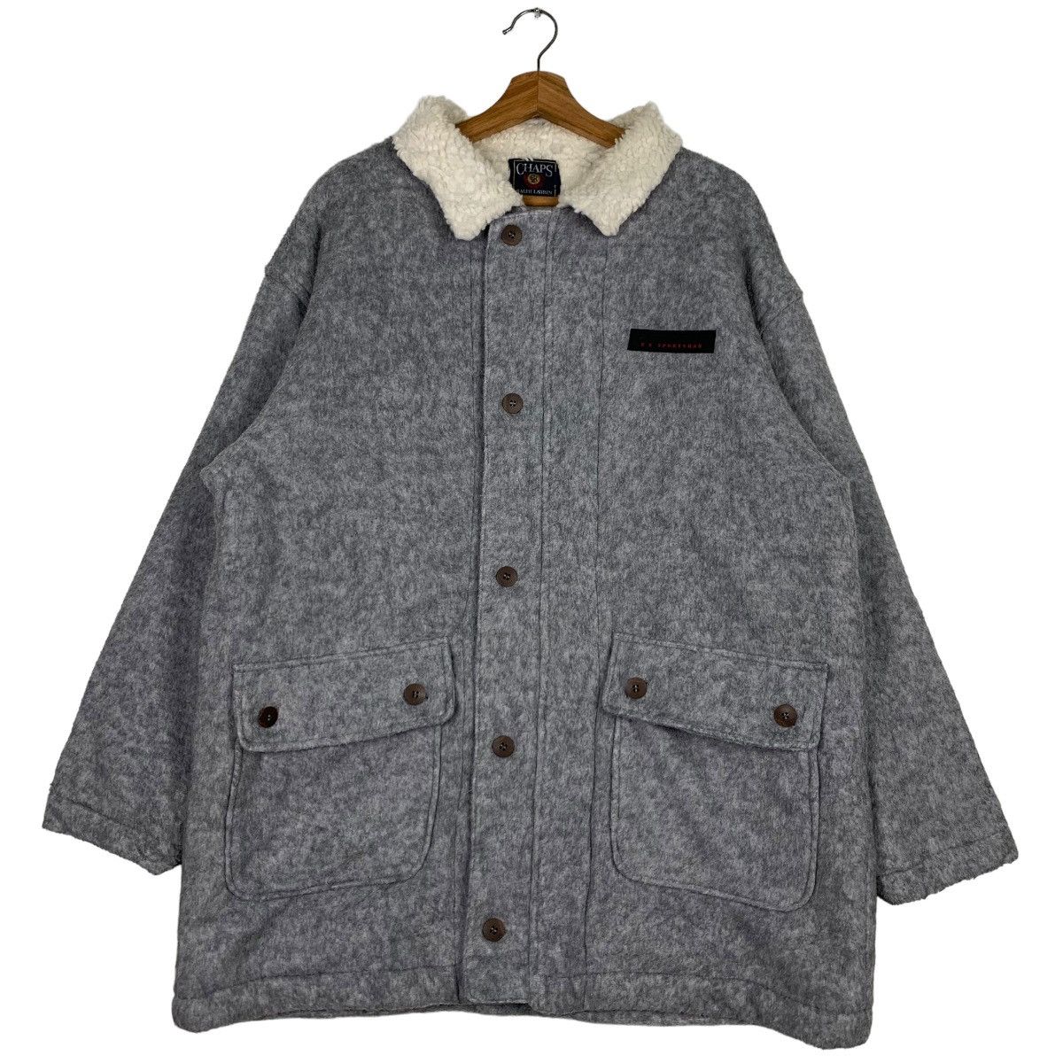 Chaps Ralph Lauren CHAPS RALPH LAUREN Sherpa Fleece Jacket #0041-C3 Size US L / EU 52-54 / 3 - 1 Thumbnail