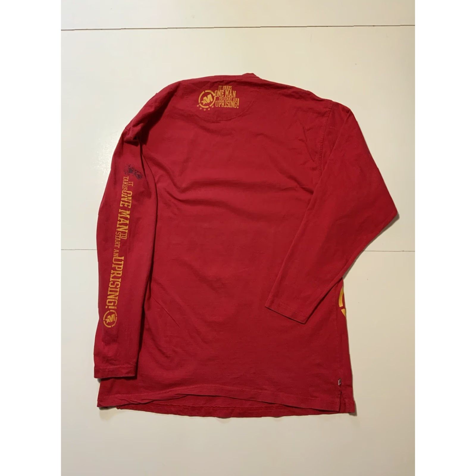 Vintage VINTAGE Mecca Revolution Will Not Be Silenced Uprising One Man T-Shirt 2XL Men Red Size US XXL / EU 58 / 5 - 2 Thumbnail
