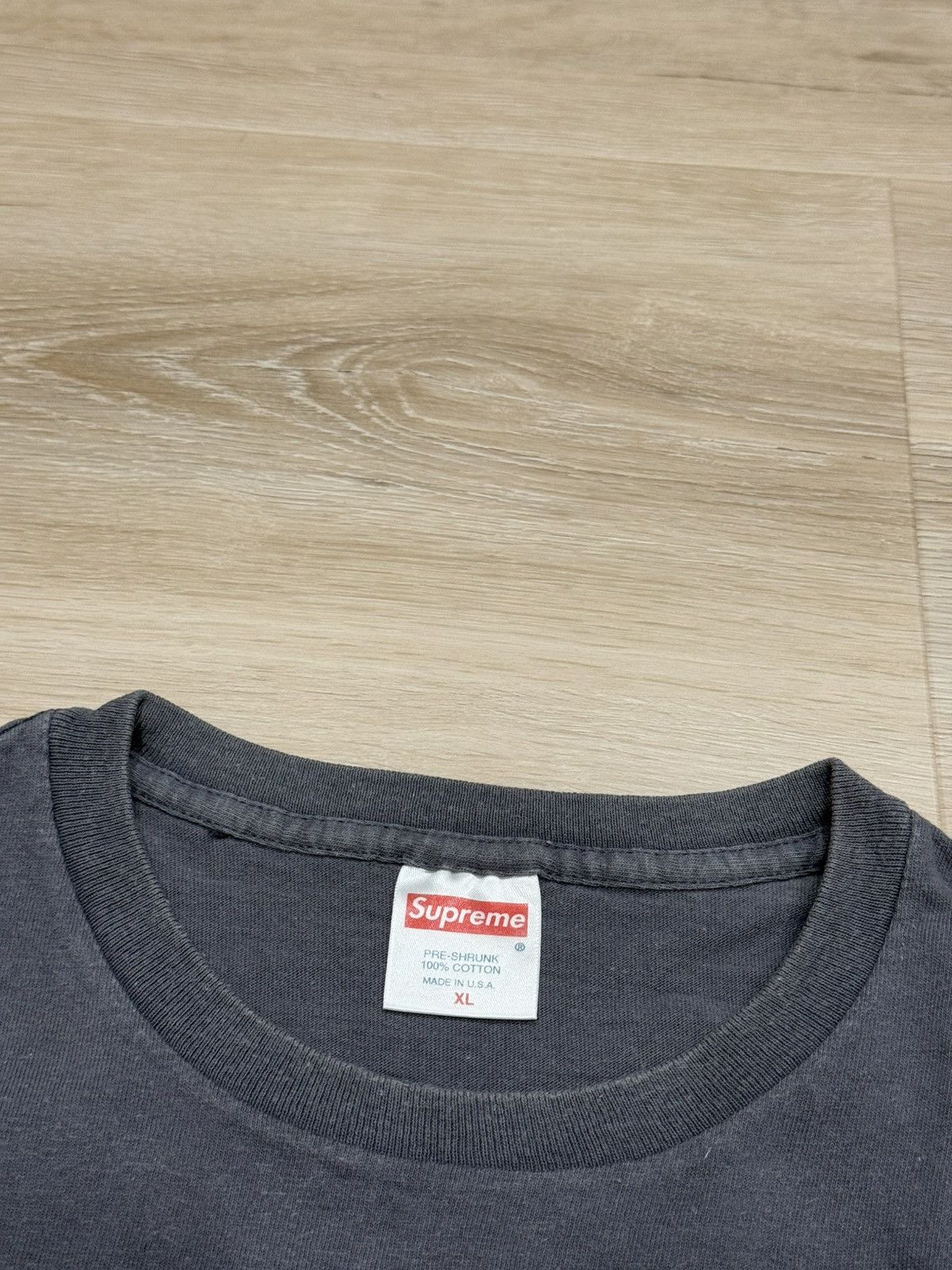 Supreme Supreme 1998 Dark Grey Tonal Box Logo Tee Size US XL / EU 56 / 4 - 10 Thumbnail