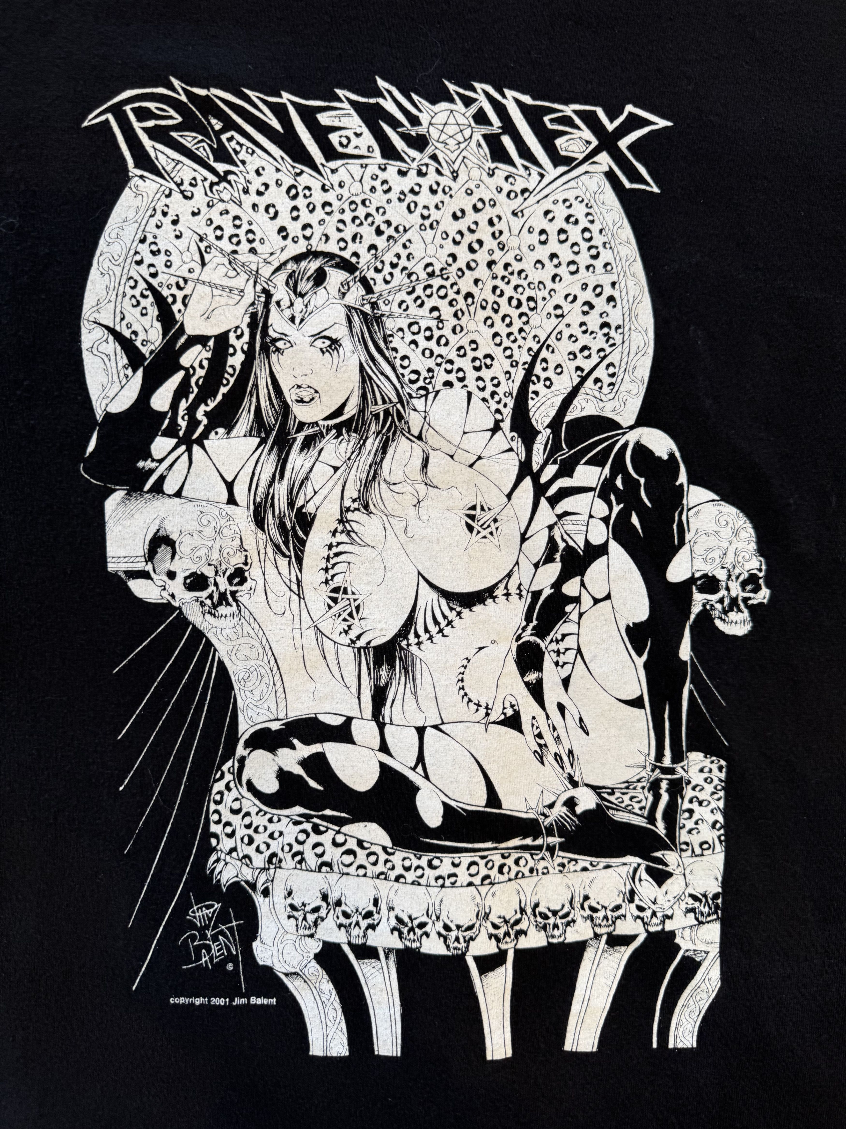 Vintage 2001 Ravenhex Comic Book T-shirt Size US XL / EU 56 / 4 - 3 Thumbnail