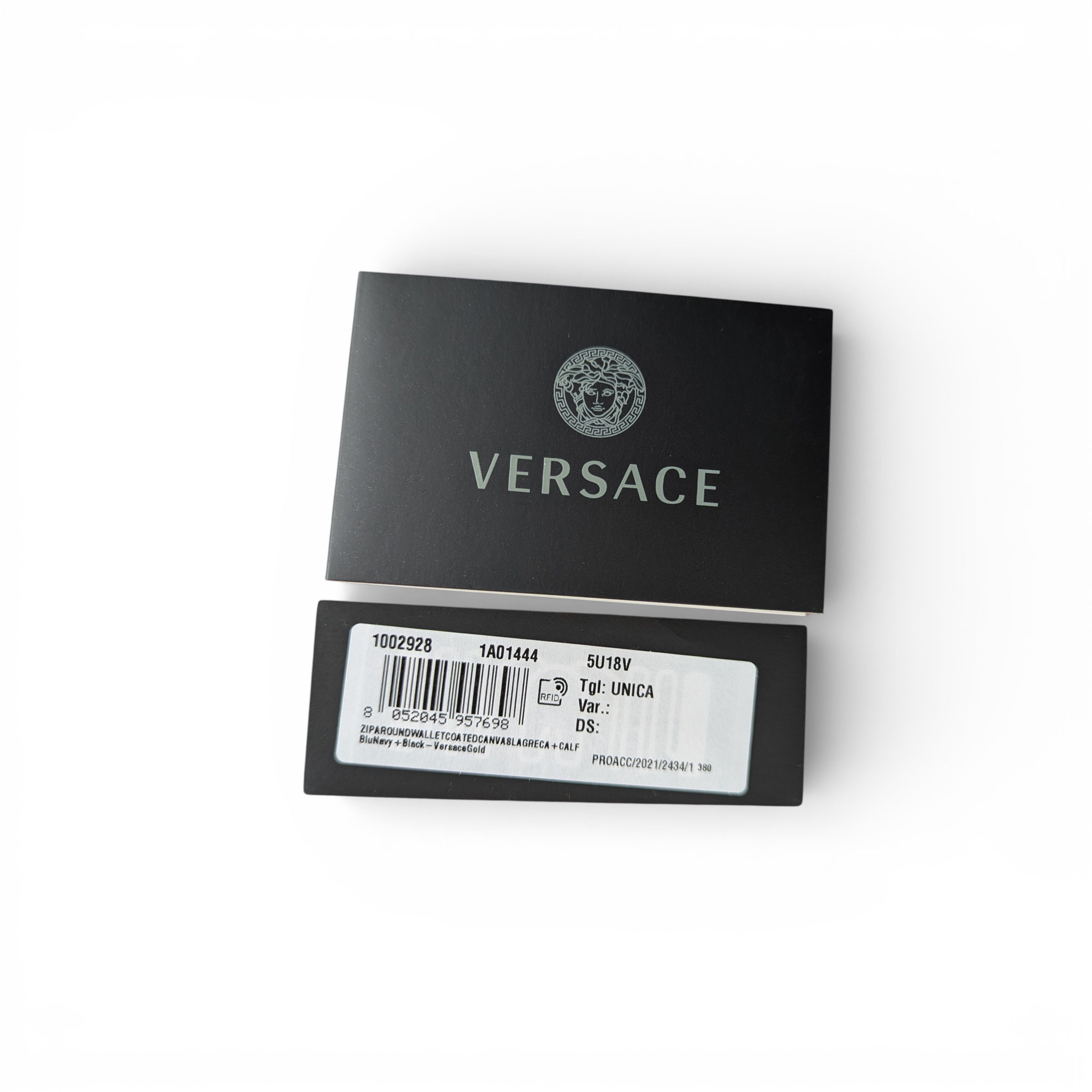 Versace VERSACE LA GRECA Long Leather Wallet Size ONE SIZE - 8 Thumbnail