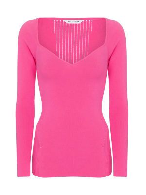 Balenciaga BALENCIAGA Women Tops 657548 T5159 5630 Size M / US 6-8 / IT 42-44 - 1 Thumbnail