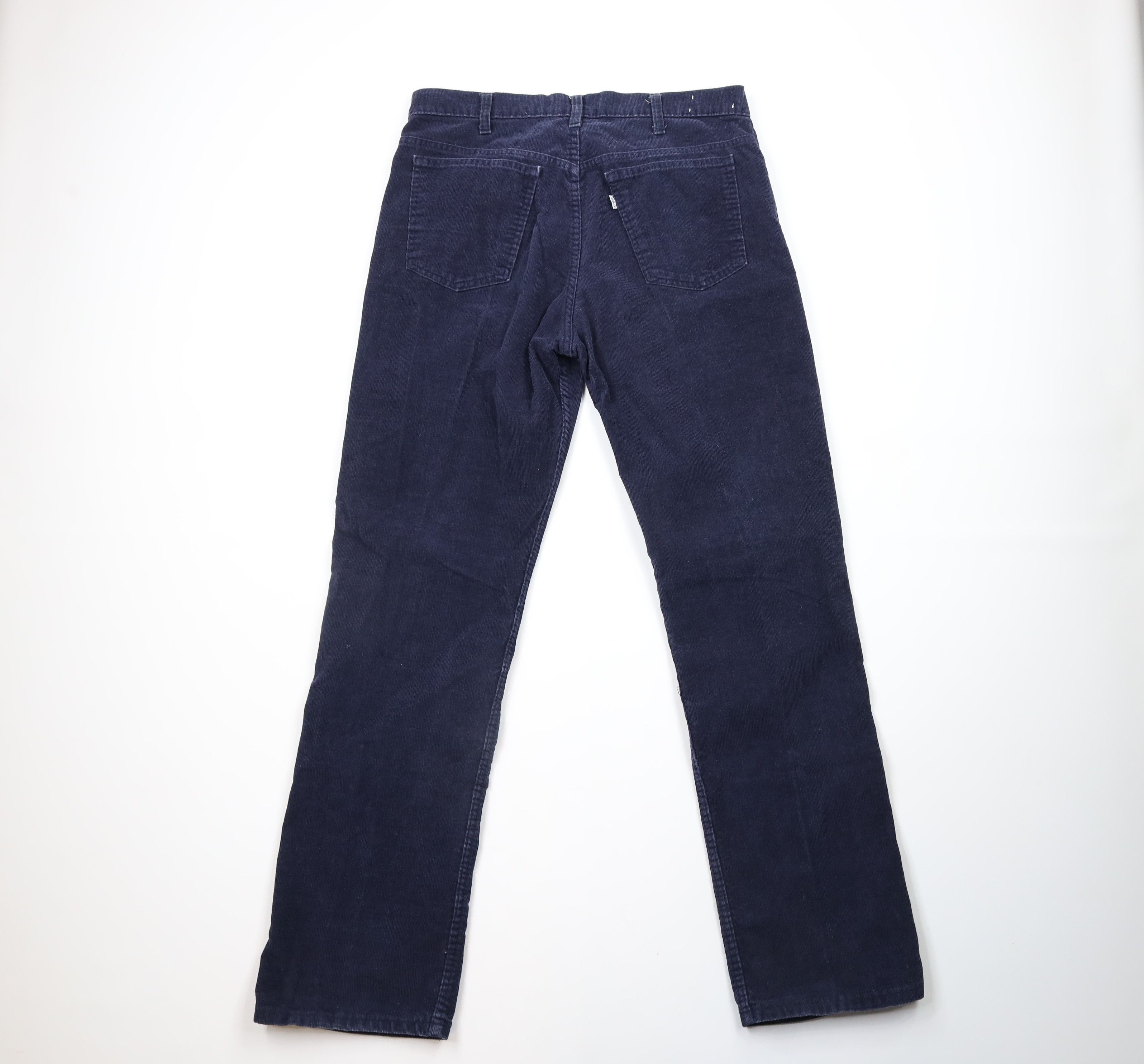 Levi's × Vintage Vintage 80s Levis 517 Bootcut Corduroy Chino Pants Blue USA Size US 36 / EU 52 - 8 Thumbnail