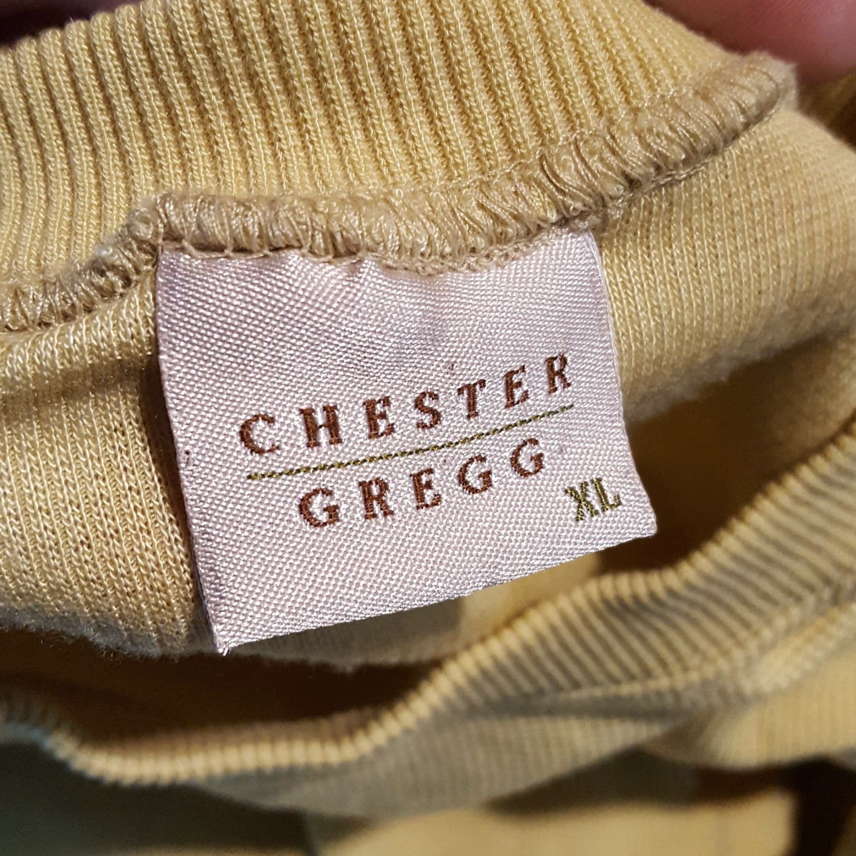 Vintage VINTAGE Chester Gregg Lyocell T-Shirt Knit Moisture Wicking Thermal Mens XL Yellow 80s 90s Under T Shirt Size US XL / EU 56 / 4 - 5 Thumbnail