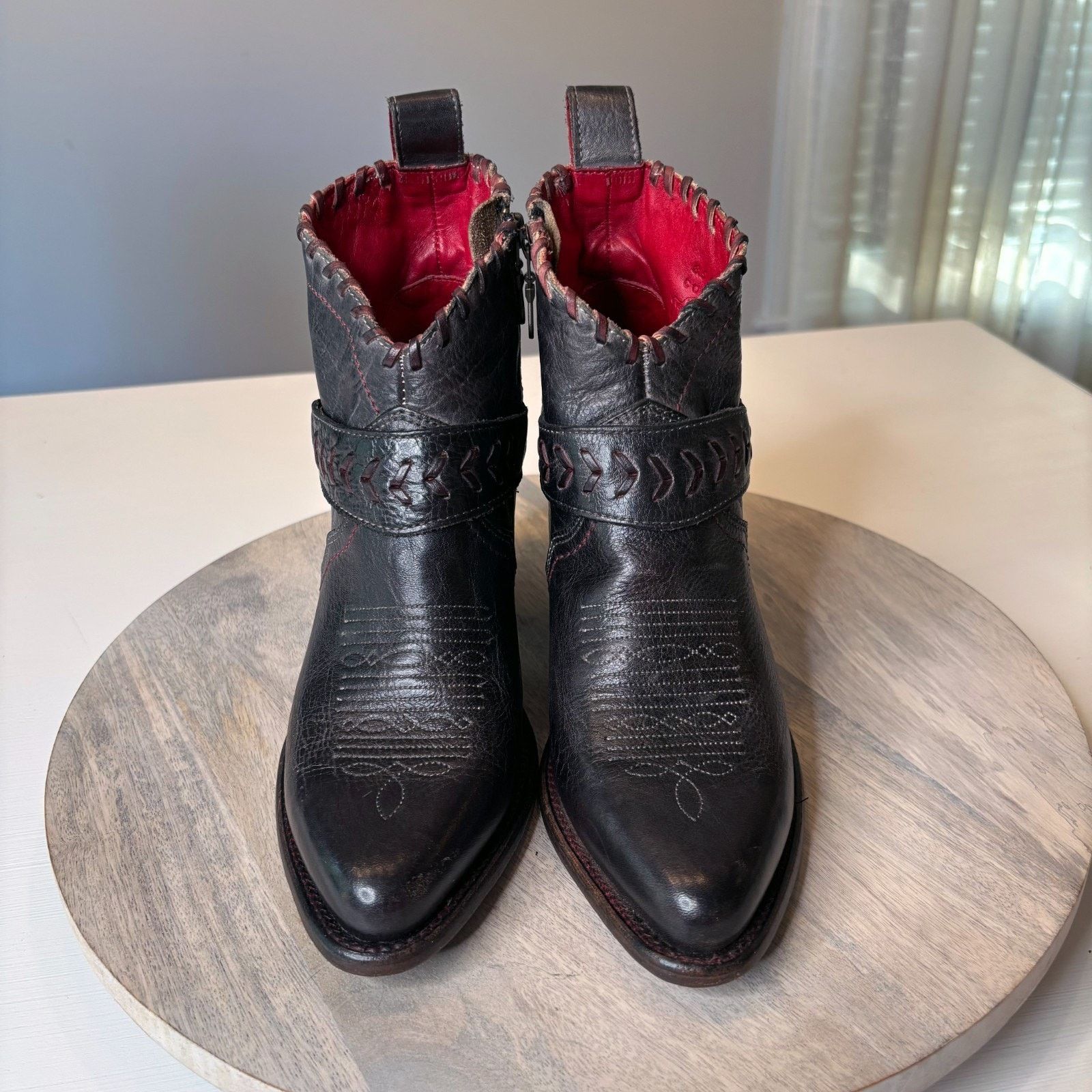Bed Stu NEW Bed Stu Tania Black Ankle Boots 8.5 Women’s Handmade Size US 8.5 / IT 38.5 - 5 Thumbnail