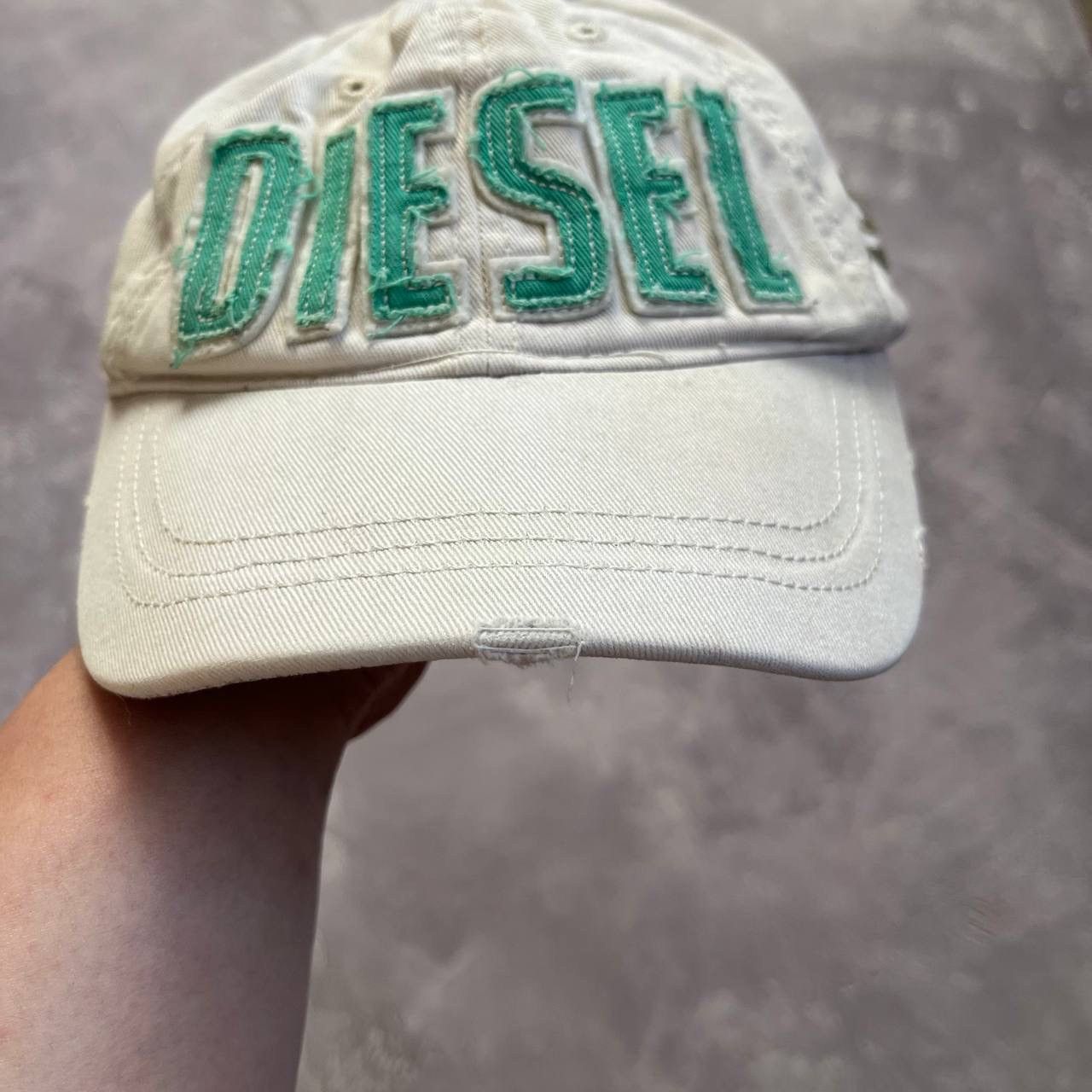 Diesel Diesel Beige Green Adjustable Baseball Cap Men's Casual Size ONE SIZE - 5 Thumbnail