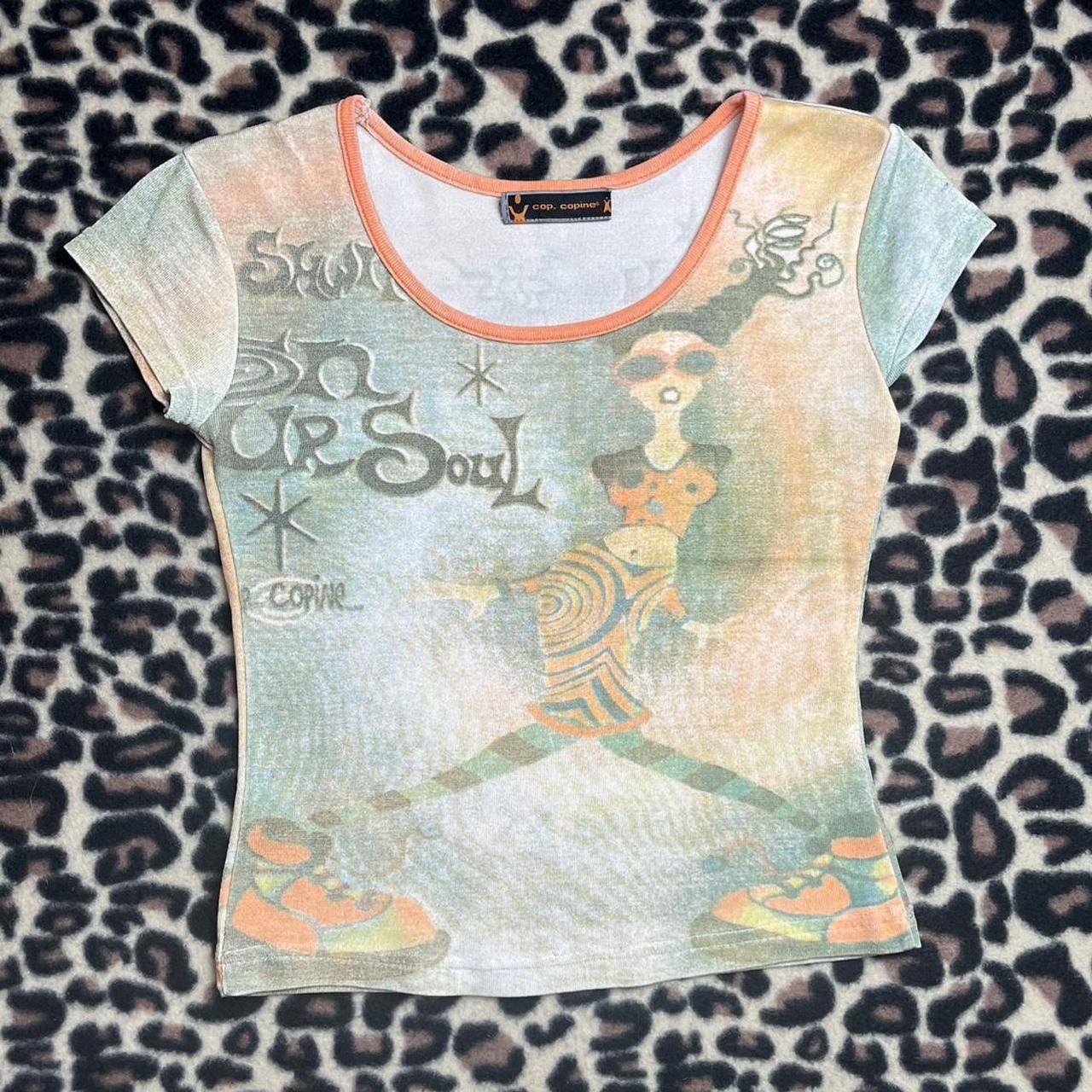Cop Copine RARE “switch on ur soul” cop copine top Size M / US 6-8 / IT 42-44 - 1 Thumbnail