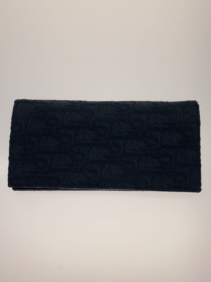Dior Dior Monogram Trotter Canvas Vertical Long Wallet Black Size ONE SIZE - 2 Thumbnail